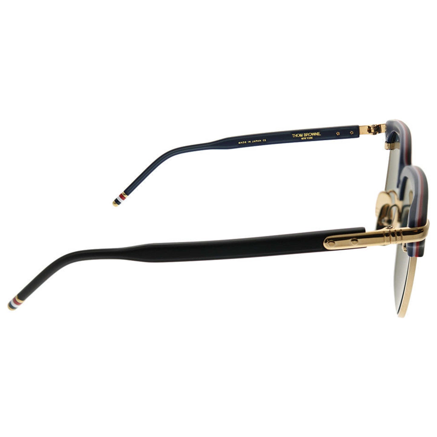 Thom Browne Fashion Unisex Sunglasses TB-713-A-BLK-GLD-55 - Image #4