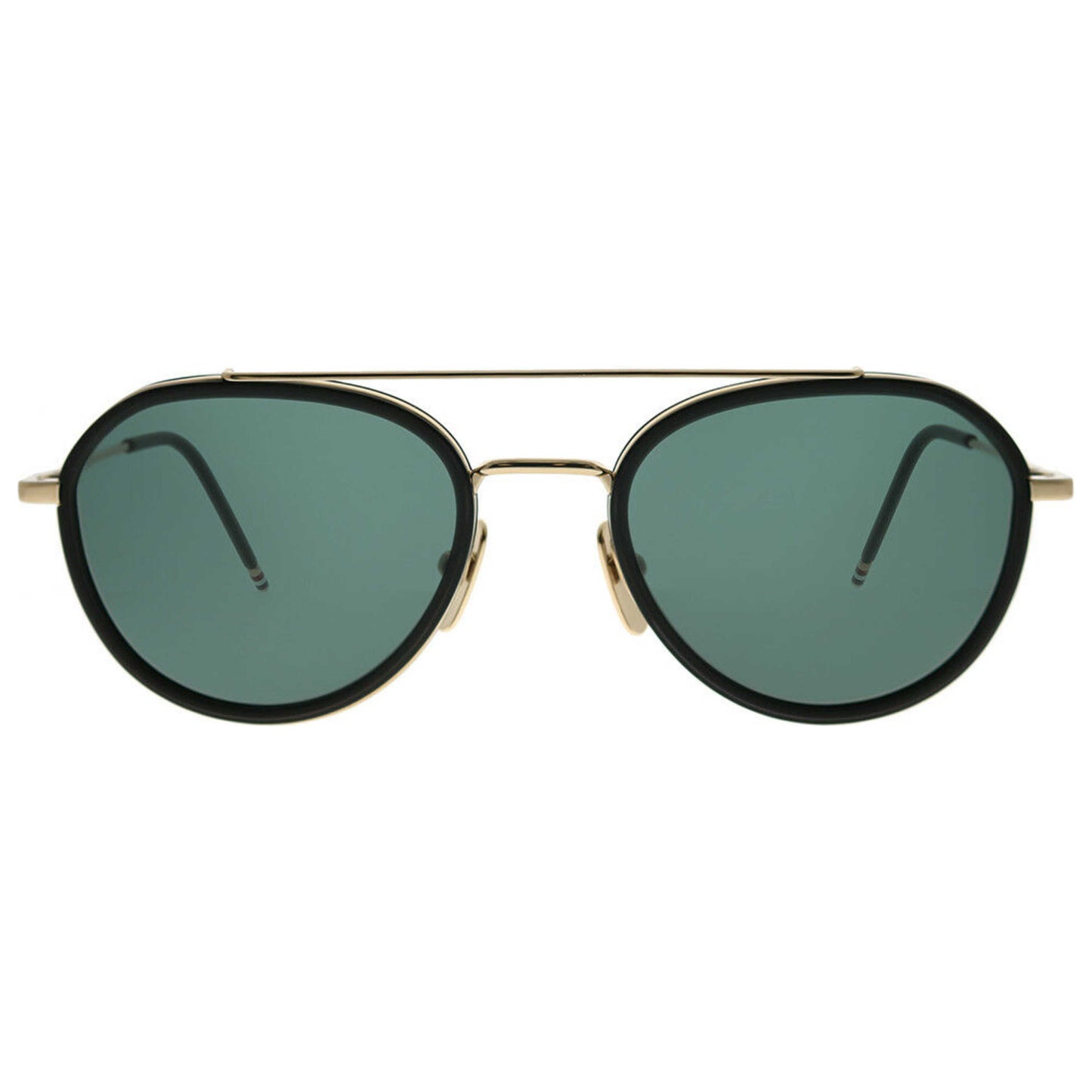 Thom Browne Fashion Unisex Sunglasses TB-801-A-GLD-BLK-51 - Image #2