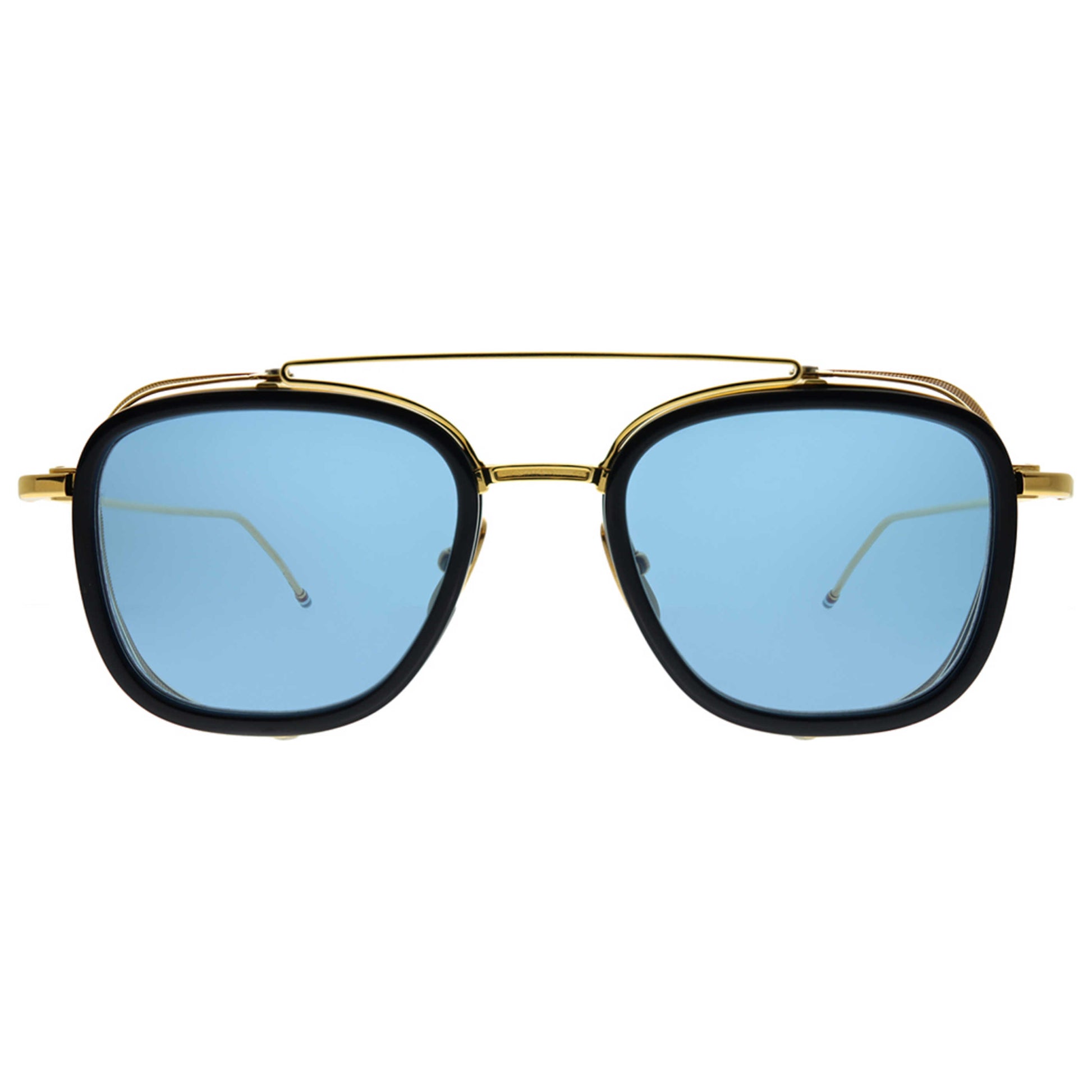 Thom Browne Fashion Unisex Sunglasses TB-808-C-NVY-GLD-51 - Image #2