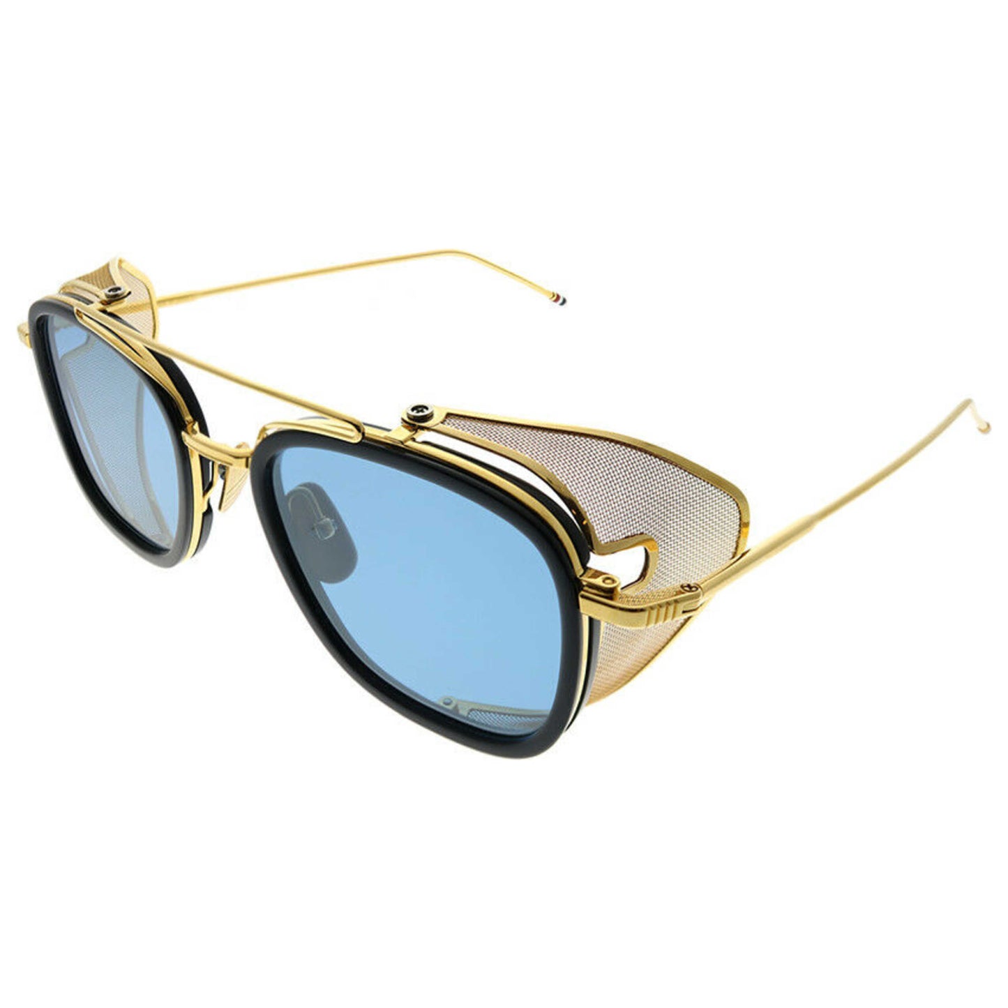 Thom Browne Fashion Unisex Sunglasses TB-808-C-NVY-GLD-51 - Image #4