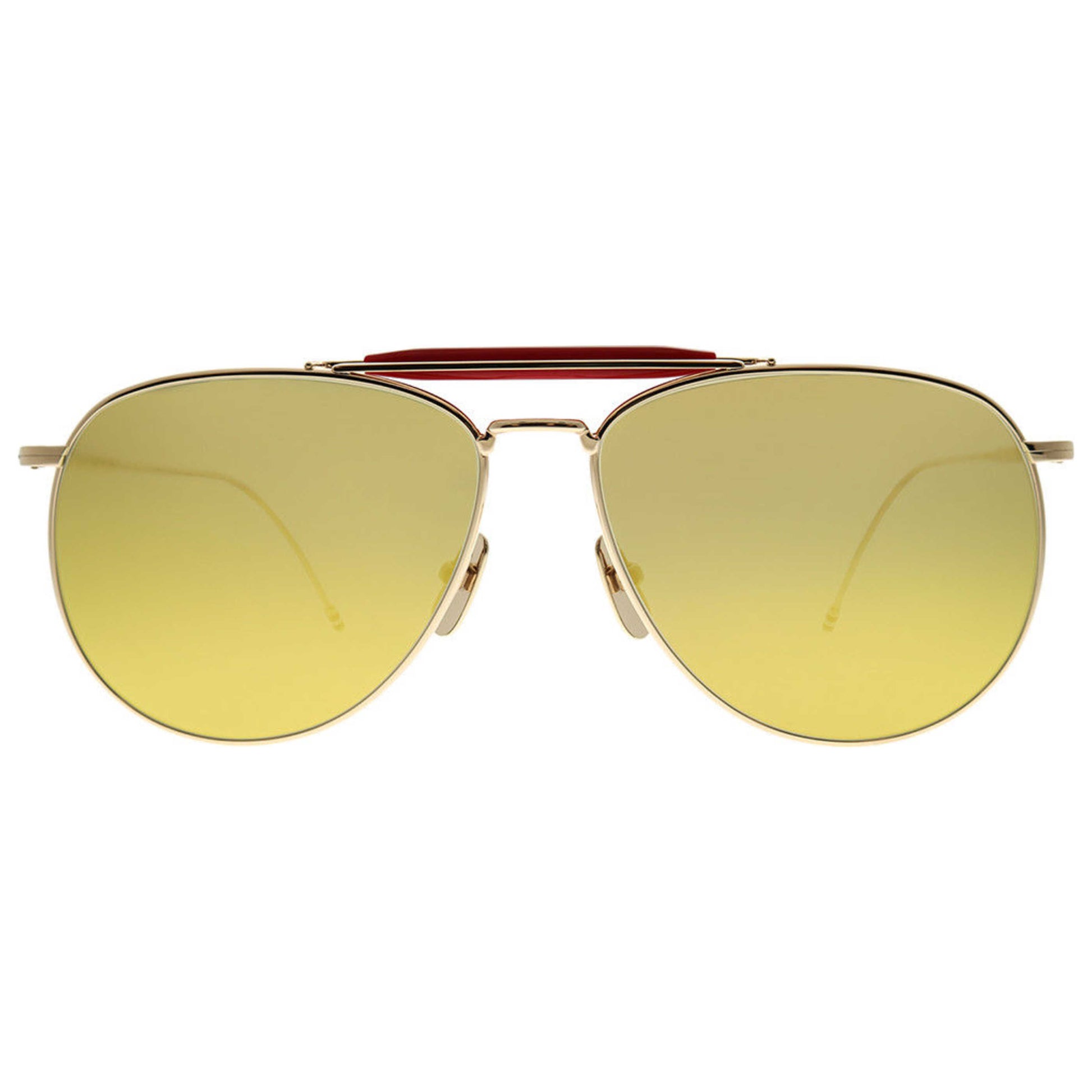 Thom Browne Fashion Unisex Sunglasses TB-TB-015-LTD-GLD-62 - Image #2