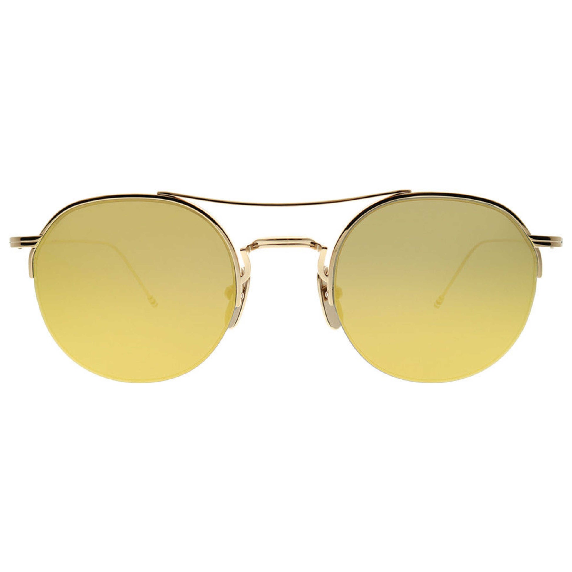 Thom Browne Fashion Unisex Sunglasses TB-TB-903-A-T-GLD-49 - Image #2