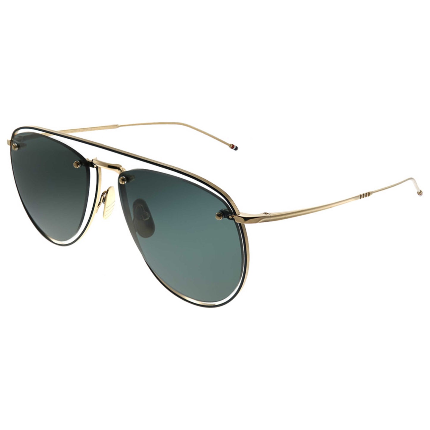 Front view of Thom Browne Fashion Unisex Sunglasses TB-TBS113-59-02