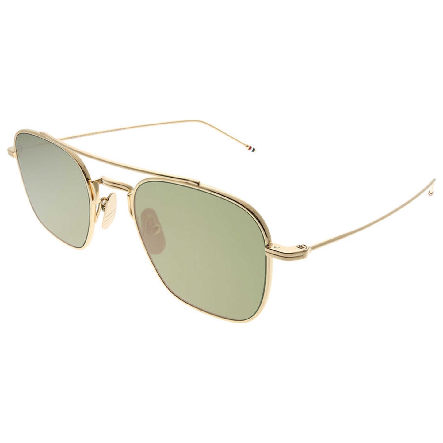 Front view of Thom Browne Fashion Unisex Sunglasses TB-TBS907-50-01