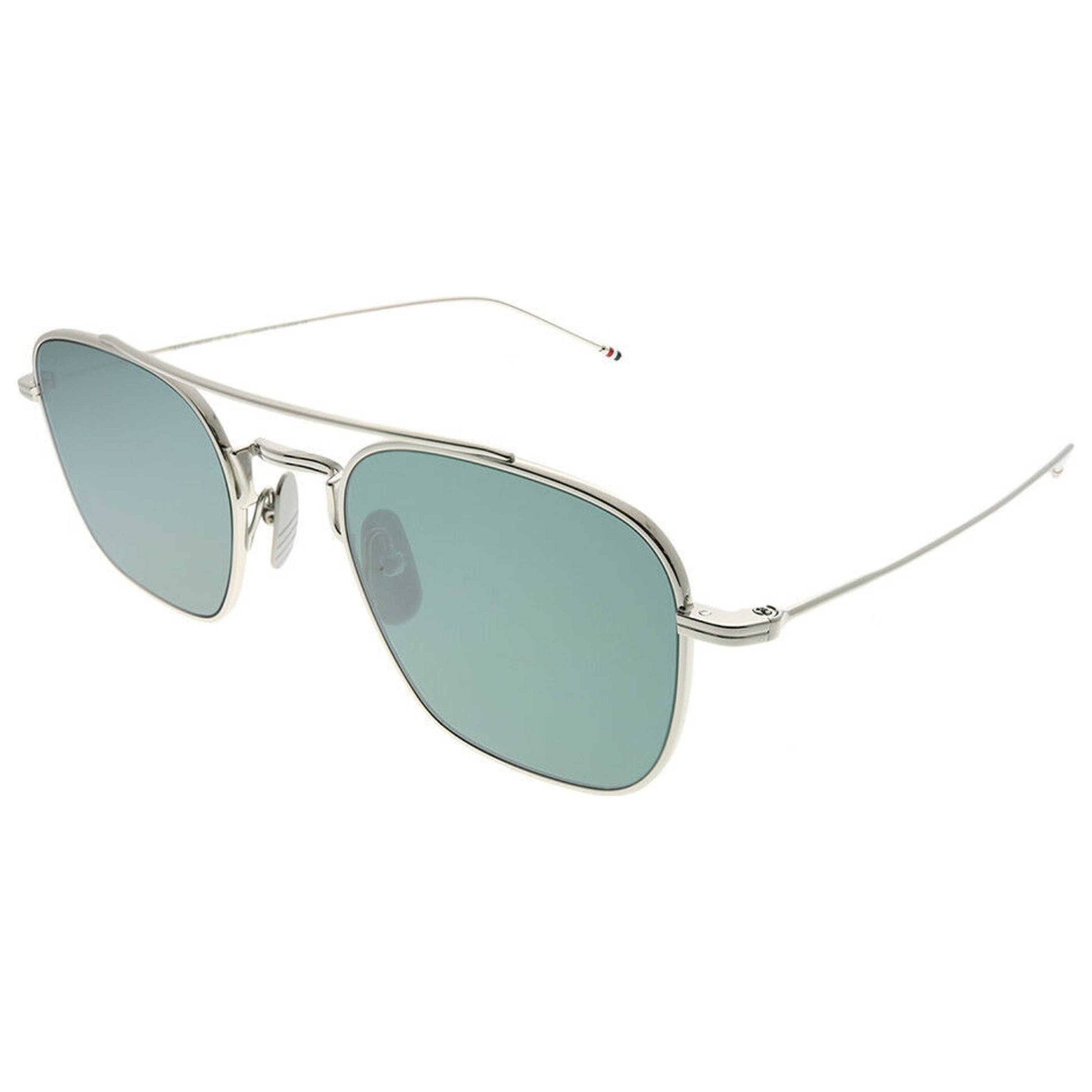 Front view of Thom Browne Fashion Unisex Sunglasses TB-TBS907-50-02