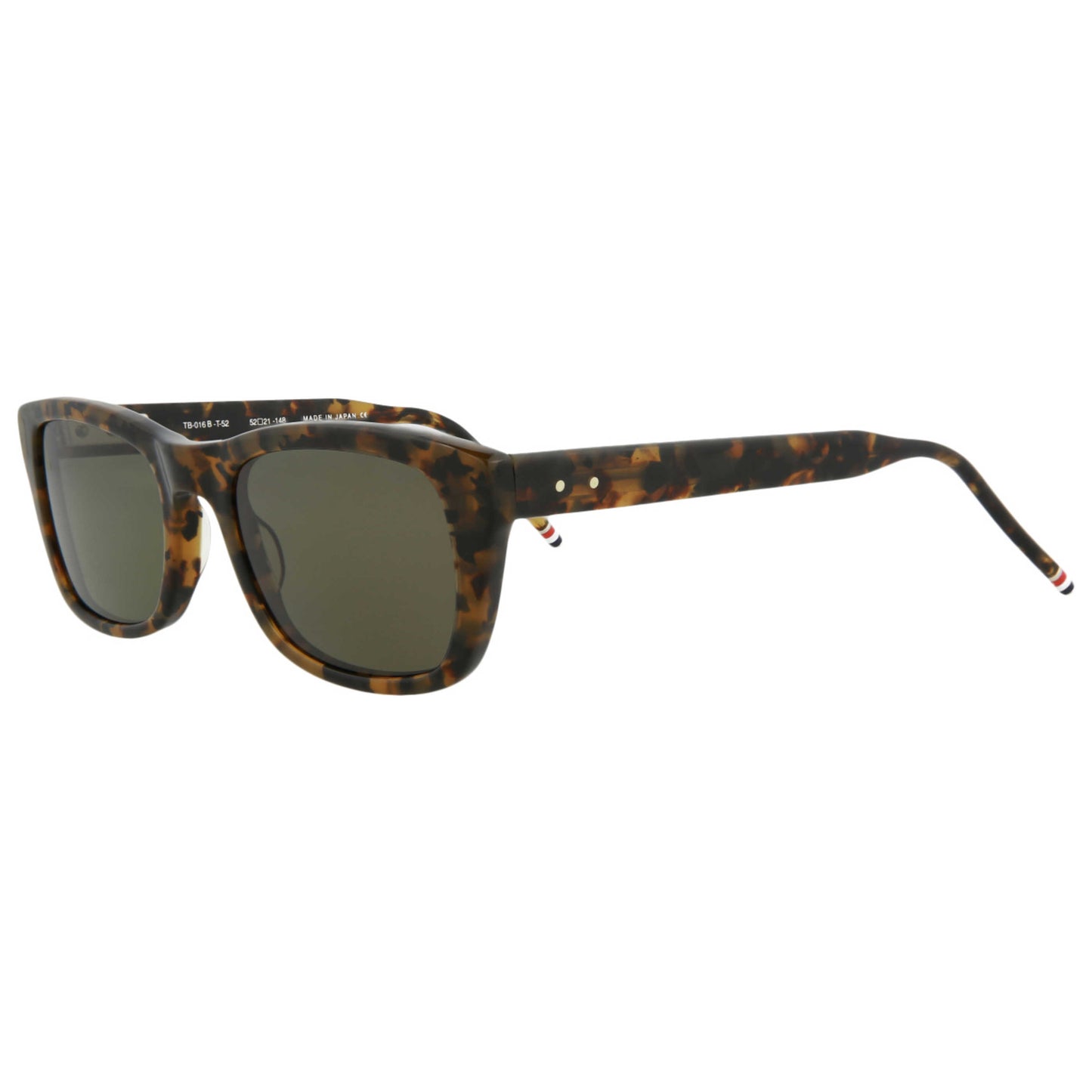 Front view of Thom Browne Fashion Unisex Sunglasses TB016-BT-52
