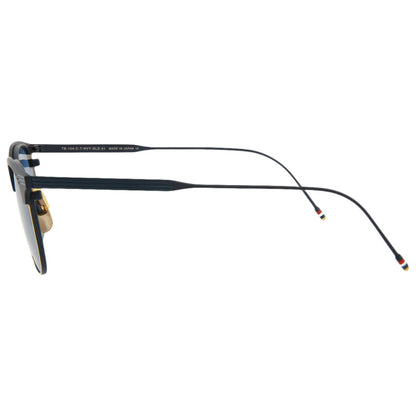 Thom Browne Novelty Unisex Sunglasses TB104-CTNVYGLD-051 - Image #4