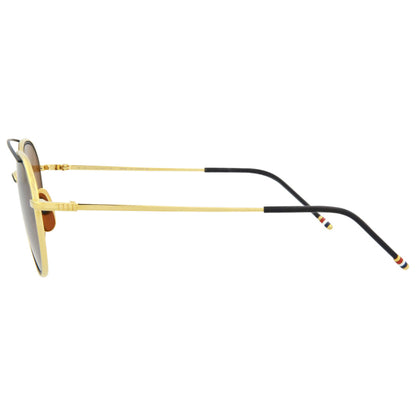 Thom Browne Novelty Unisex Sunglasses TB109-CTGLDNVY-53 - Image #3