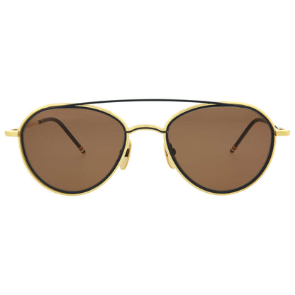 Thom Browne Novelty Unisex Sunglasses TB109-CTGLDNVY-53 - Image #5