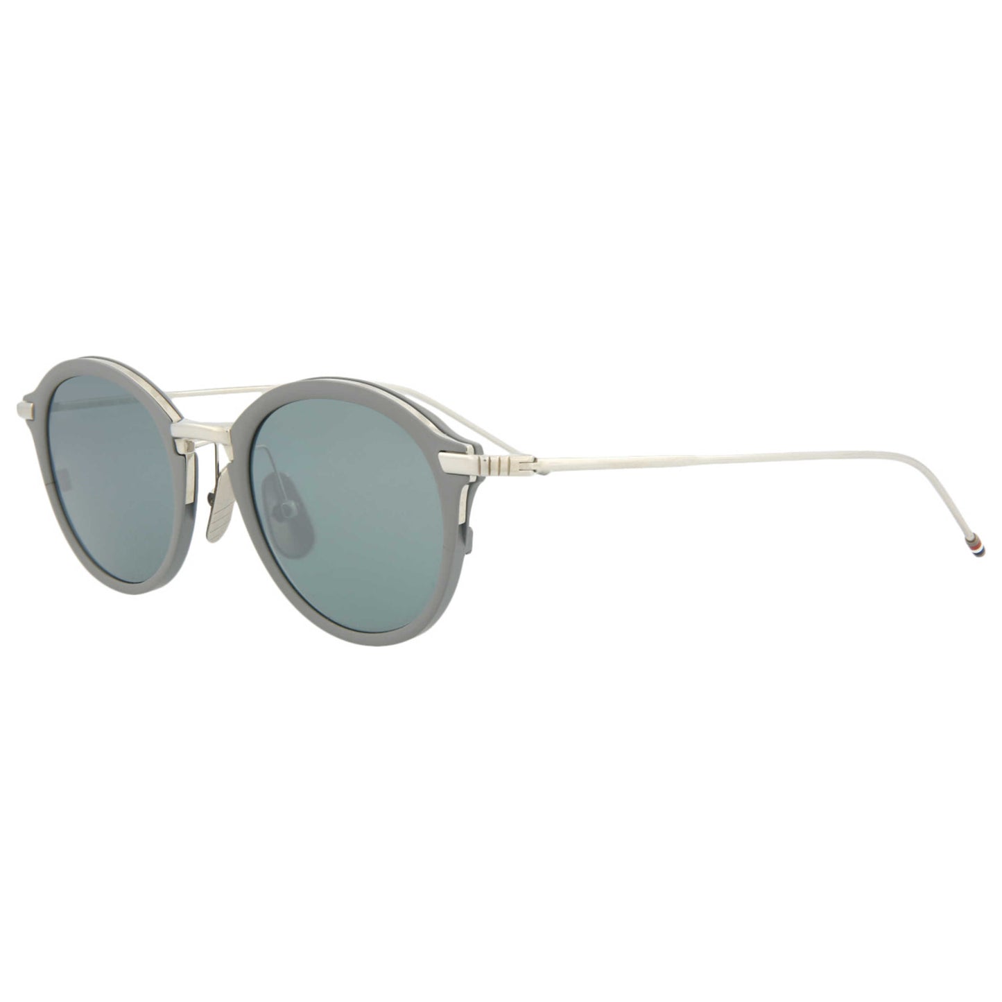 Front view of Thom Browne Novelty Unisex Sunglasses TB110-BTGRYSLV48