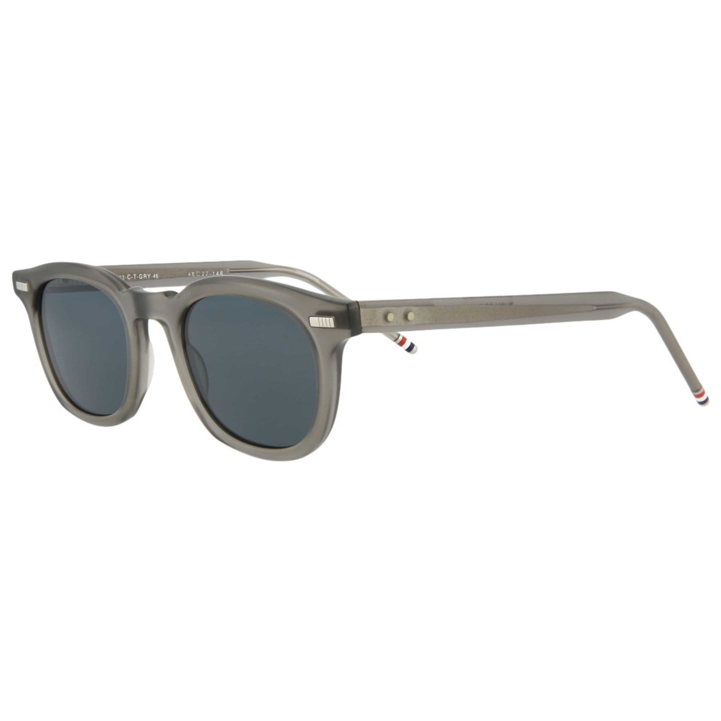 Front view of Thom Browne Novelty Unisex Sunglasses TB403-CTGRY-46