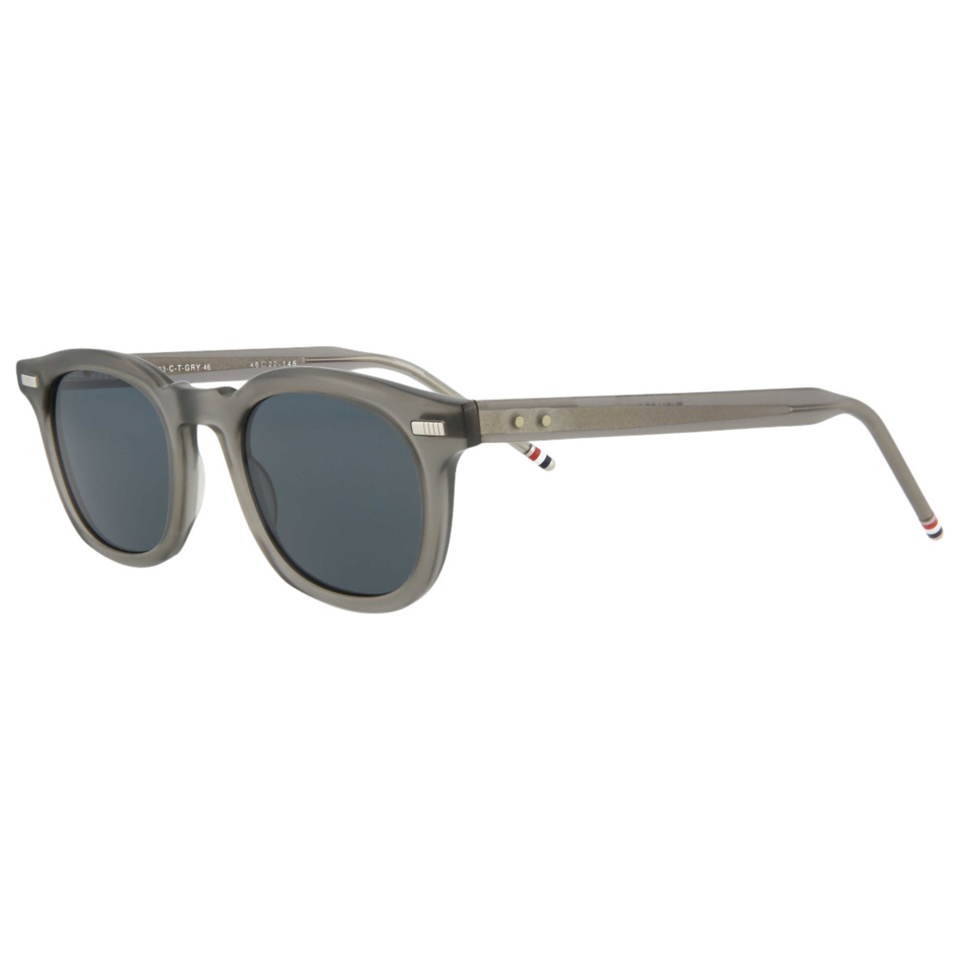 Front view of Thom Browne Novelty Unisex Sunglasses TB403-CTGRY-46