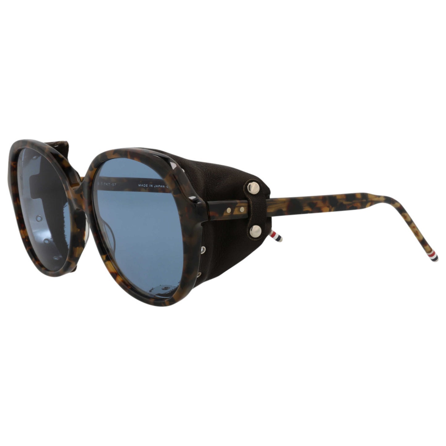 Front view of Thom Browne Novelty Unisex Sunglasses TB503-BTTKT-57