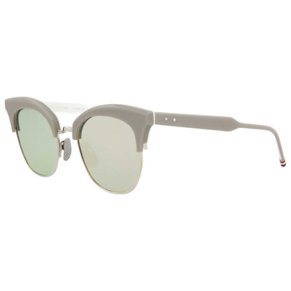 Front view of Thom Browne Novelty Women's Sunglasses TB507-BTGRYSLV-051