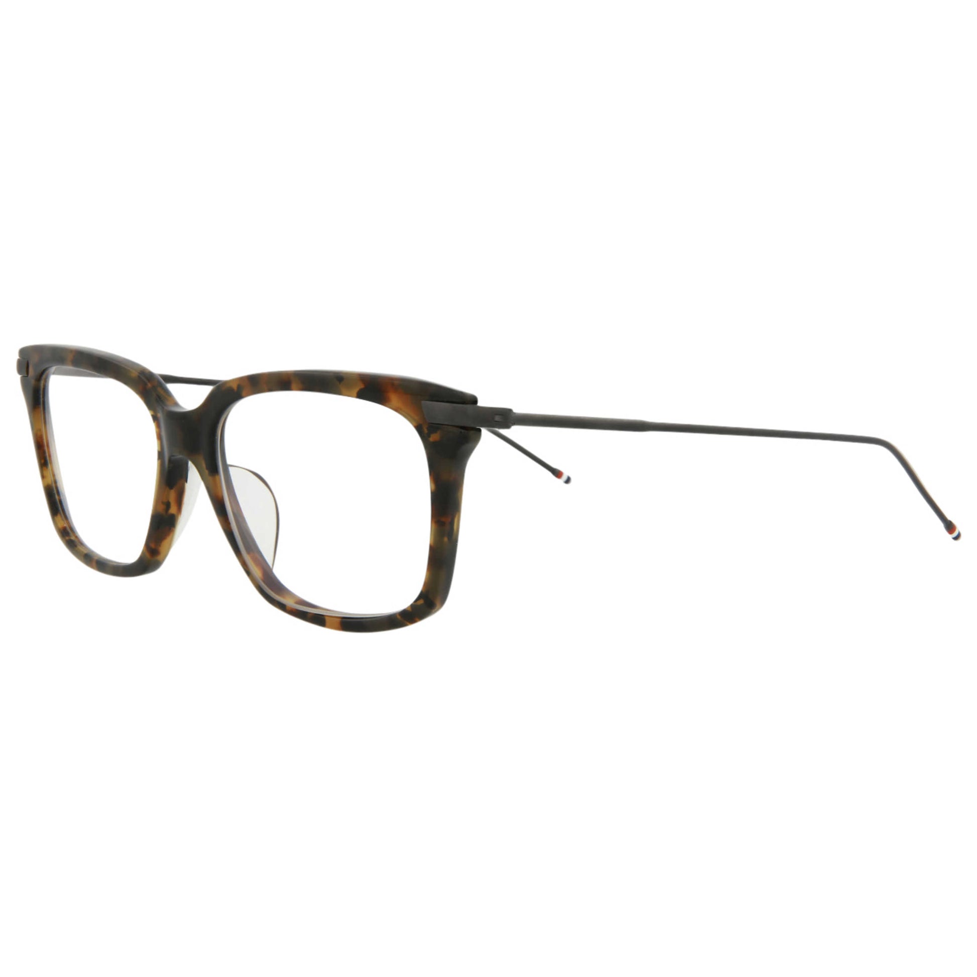 Front view of Thom Browne Novelty Unisex Opticals TB701-BTKTBLK-53AF