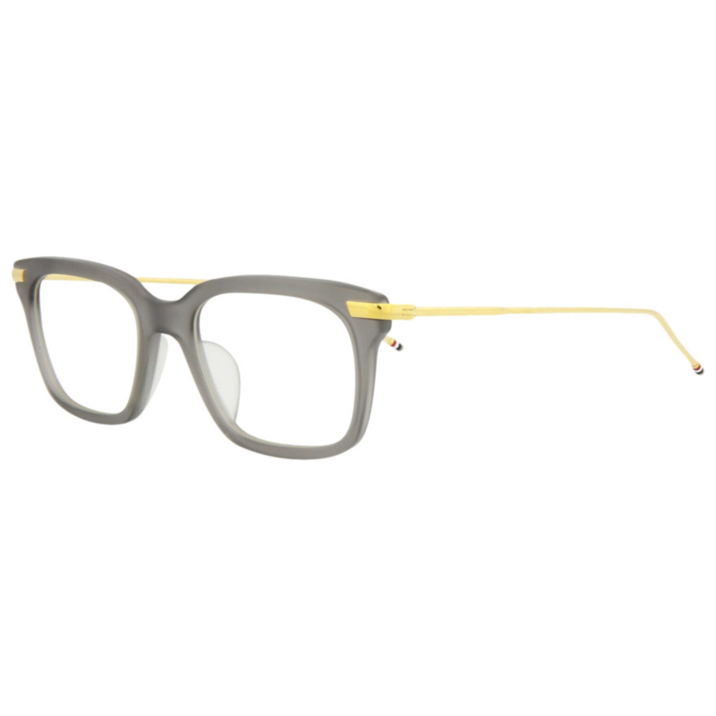 Front view of Thom Browne Novelty Unisex Opticals TB701-GGRYGLD-49