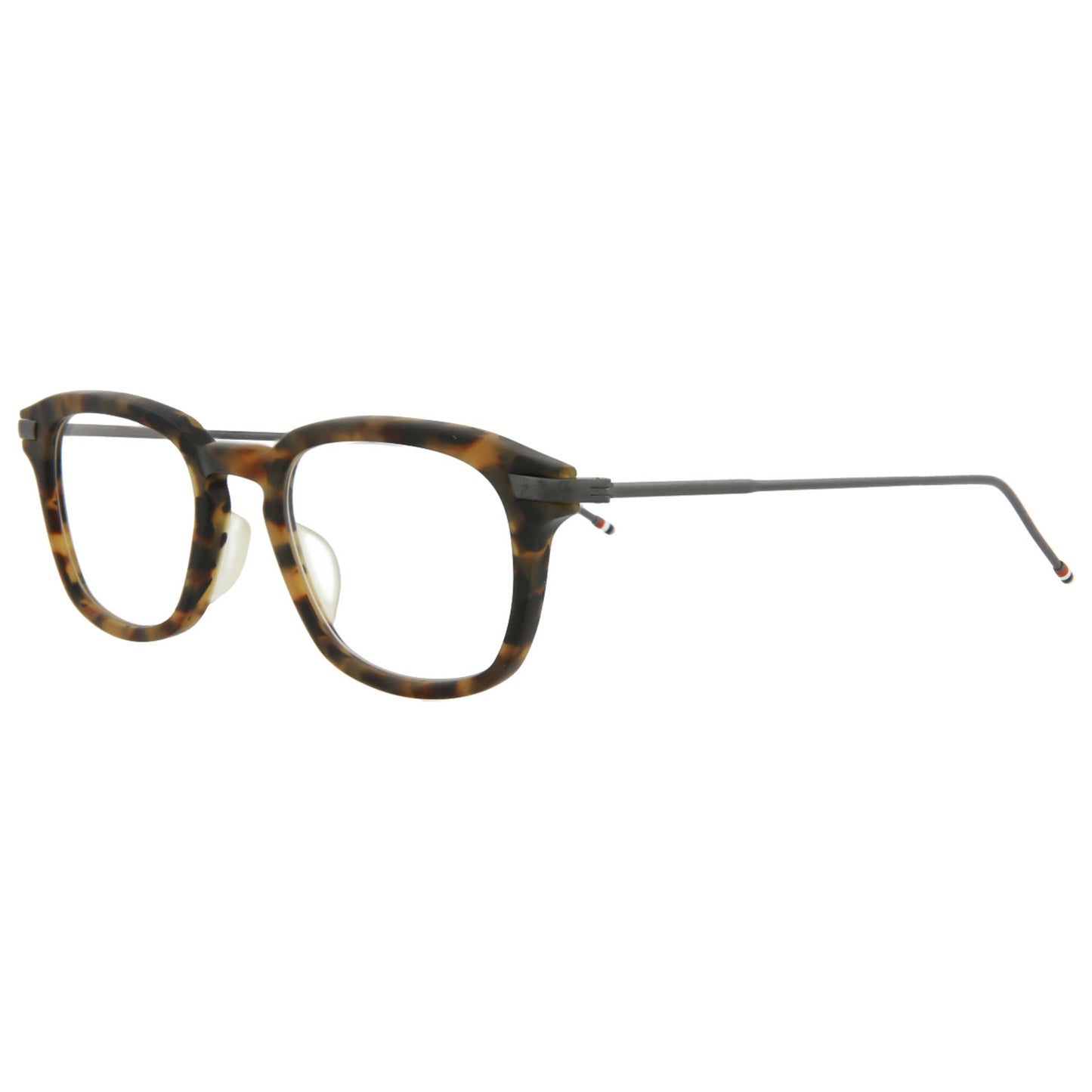 Front view of Thom Browne Fashion Unisex Sunglasses TB704-BTRTBLK-49AF