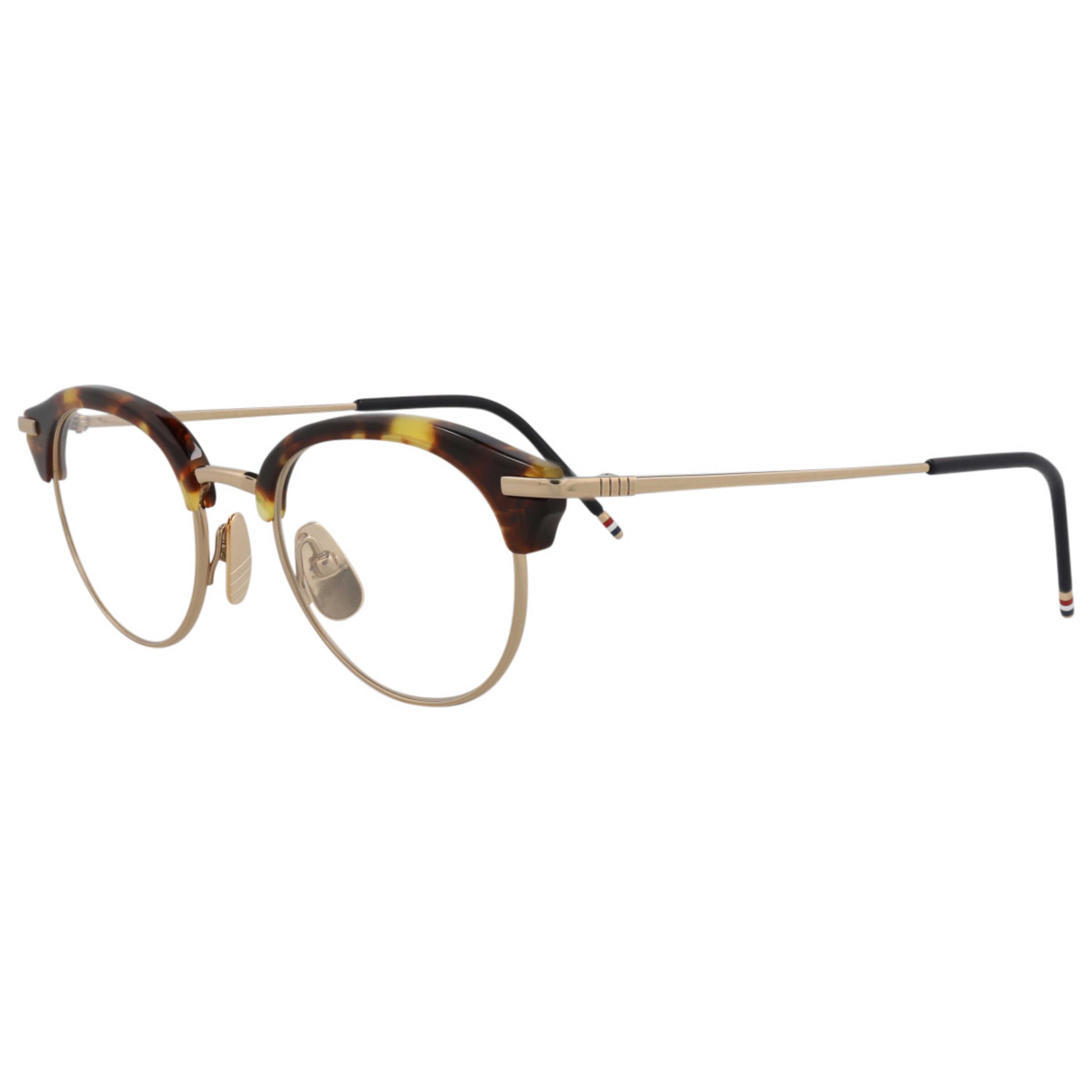 Front view of Thom Browne Novelty Unisex Opticals TB706-CTKTGLD-50