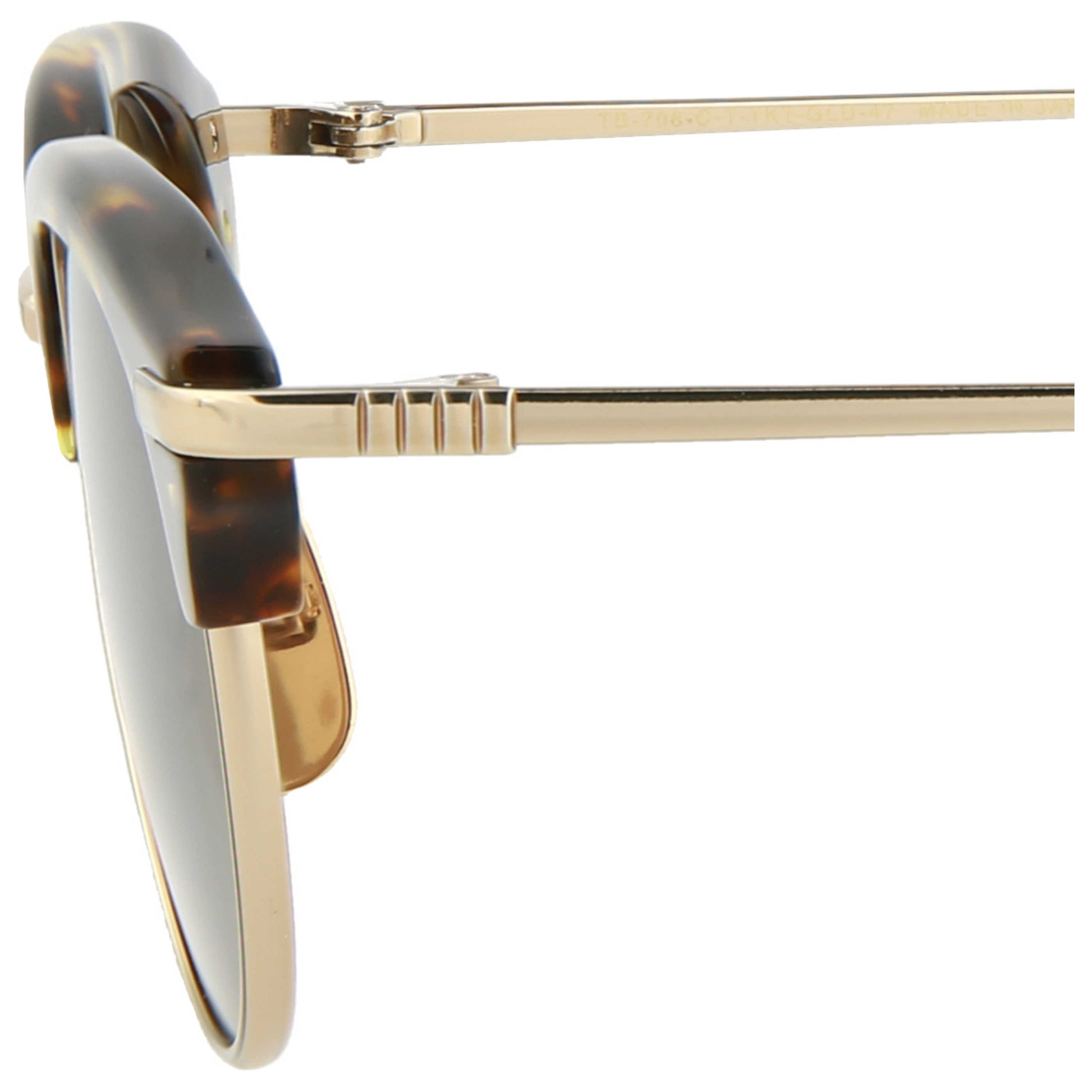 Thom Browne Novelty Unisex Sunglasses TB706-CTTKTGLD-47 - Image #4