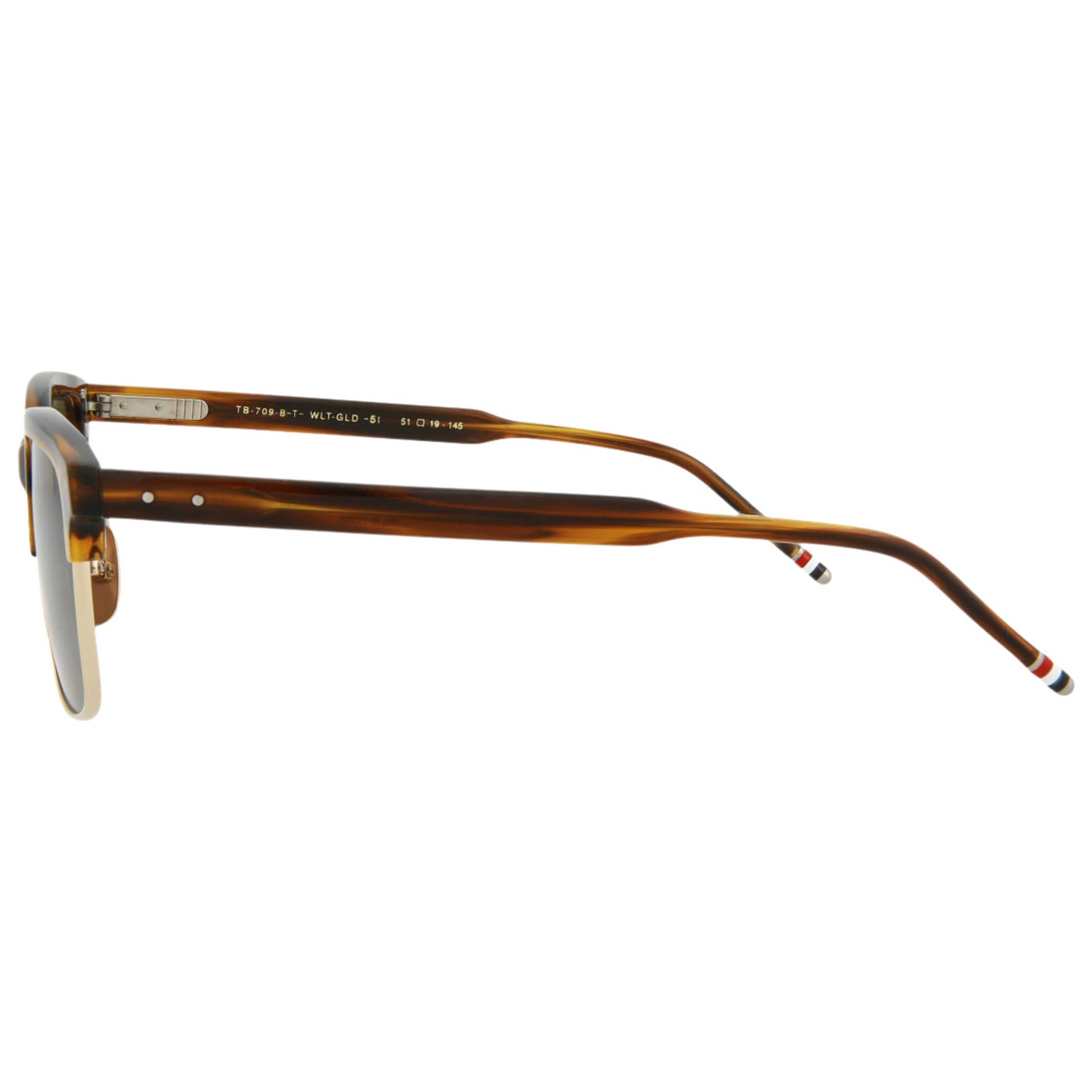 Thom Browne Novelty Unisex Sunglasses TB709-BTWLTGLD-51 - Image #3