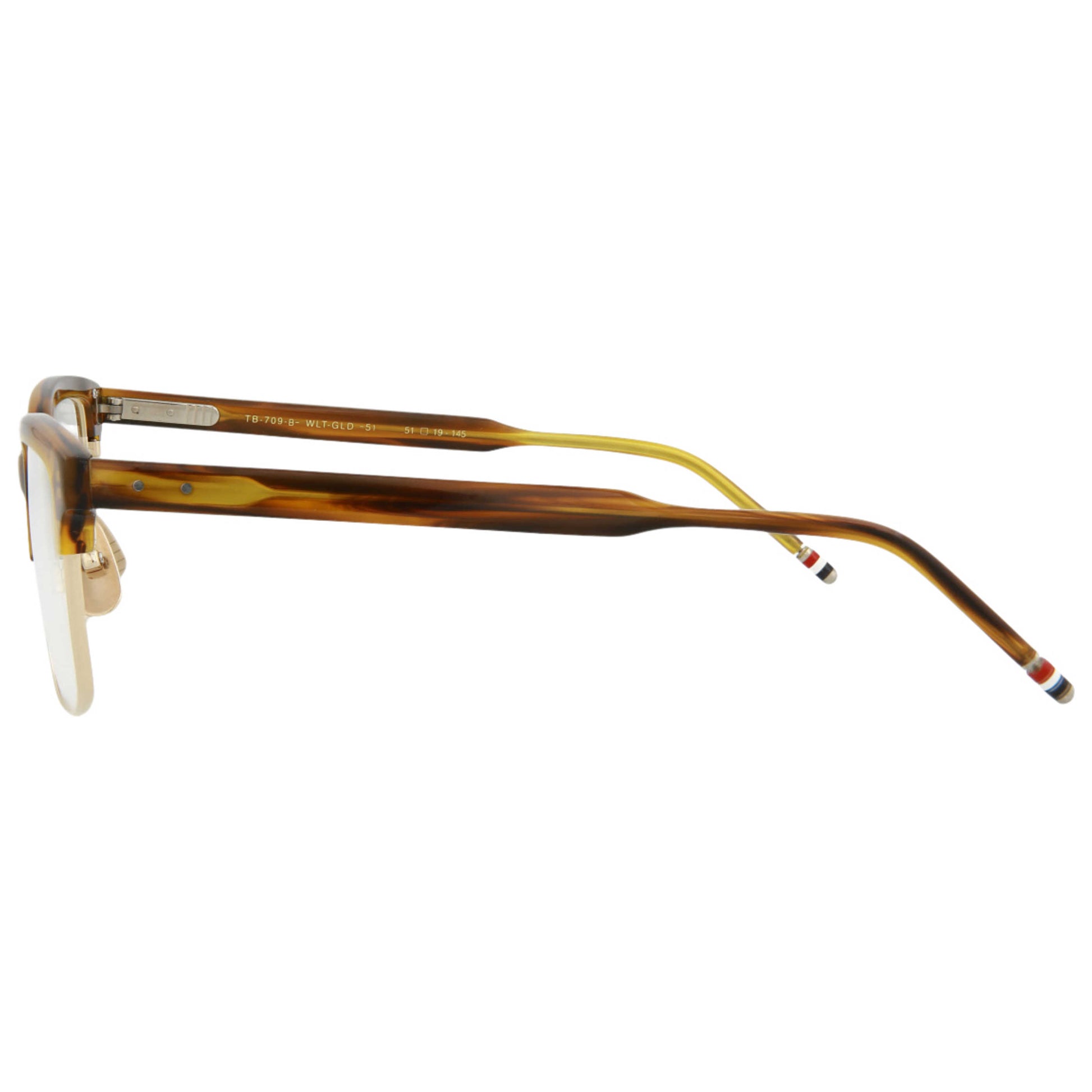 Thom Browne Novelty Unisex Sunglasses TB709-BWLTGLD-051 - Image #4