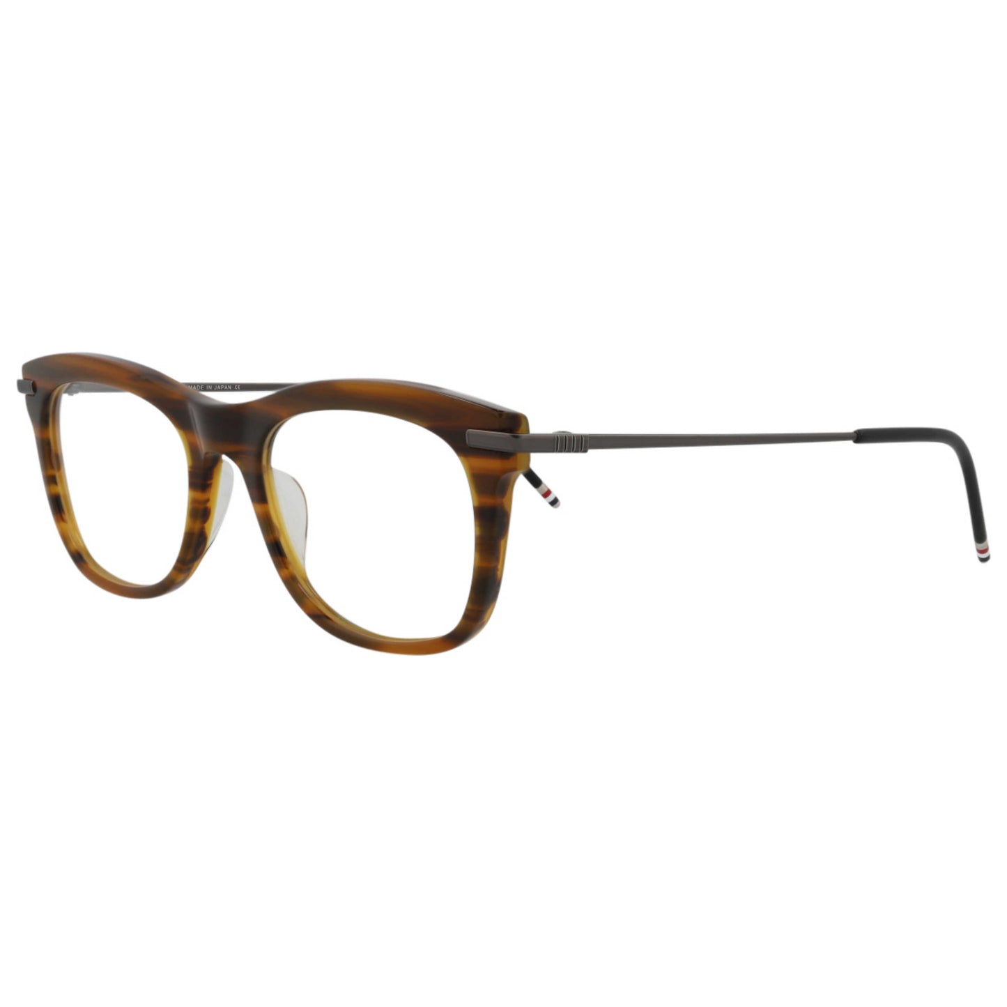 Front view of Thom Browne Novelty Unisex Opticals TB712-BWLTBLK-052