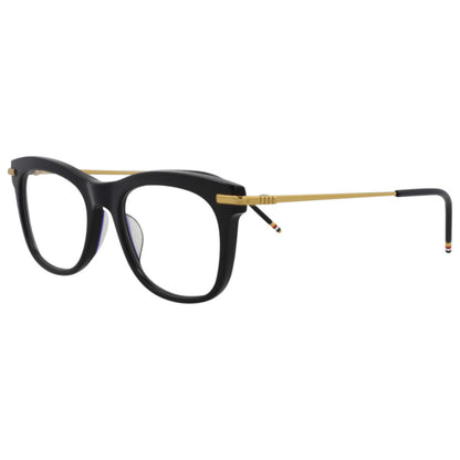 Front view of Thom Browne Novelty Unisex Sunglasses TB712-CNVYGLD-052