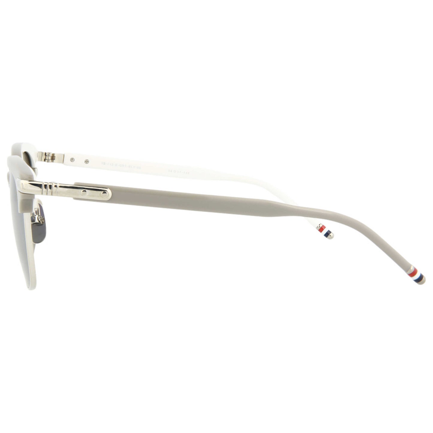 Thom Browne Novelty Unisex Sunglasses TB713-BGRYSLV-55 - Image #3