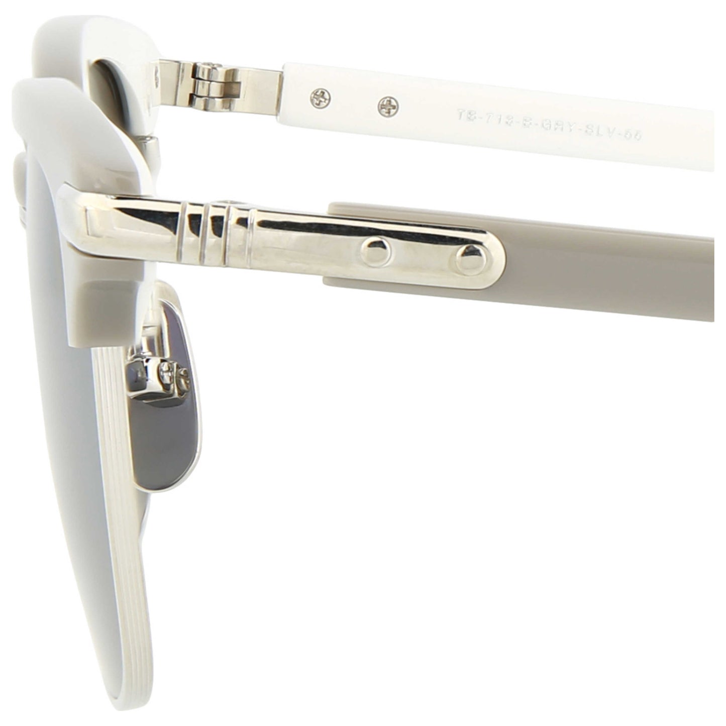 Thom Browne Novelty Unisex Sunglasses TB713-BGRYSLV-55 - Image #4