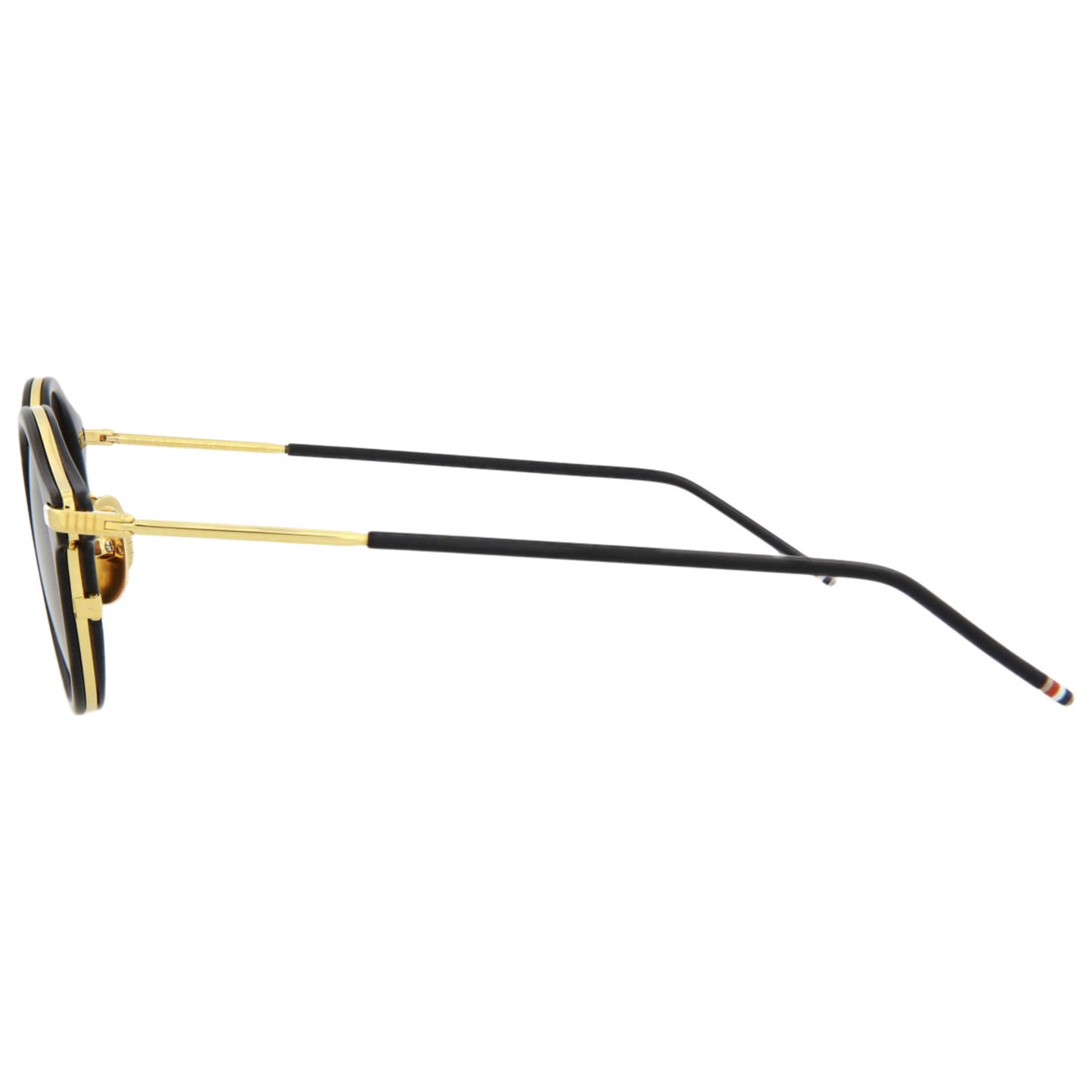 Thom Browne Novelty Unisex Sunglasses TB807-DTNVYGLD-45 - Image #3