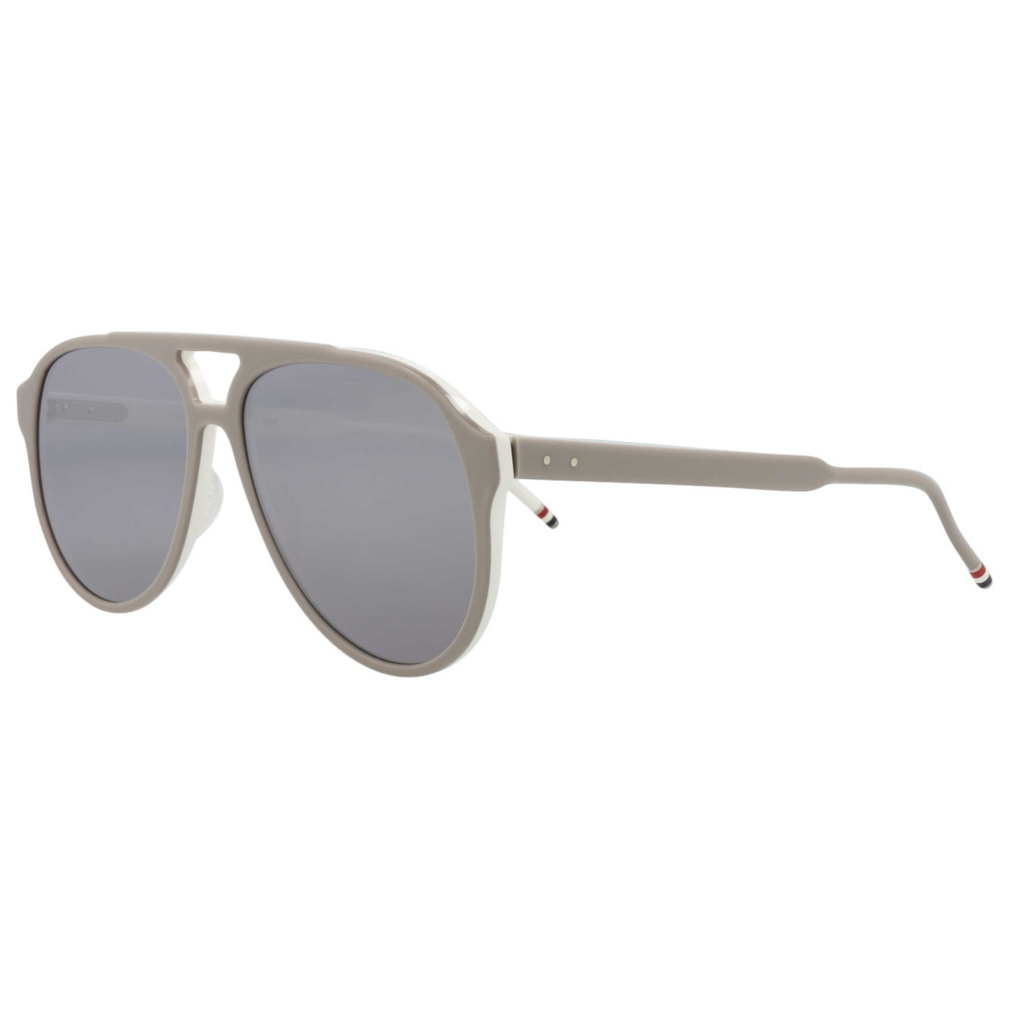 Front view of Thom Browne Novelty Unisex Sunglasses TBS408-63-002