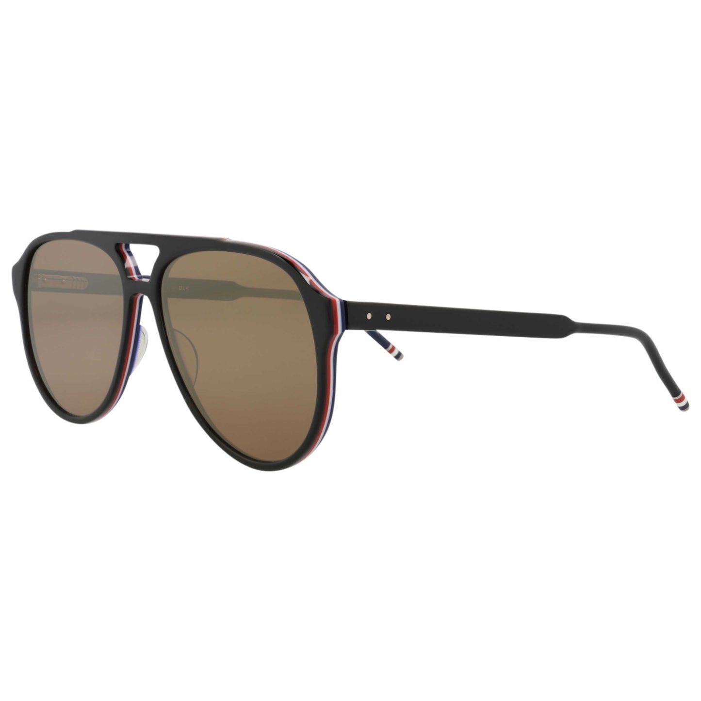 Front view of Thom Browne Novelty Unisex Sunglasses TBS408-6301