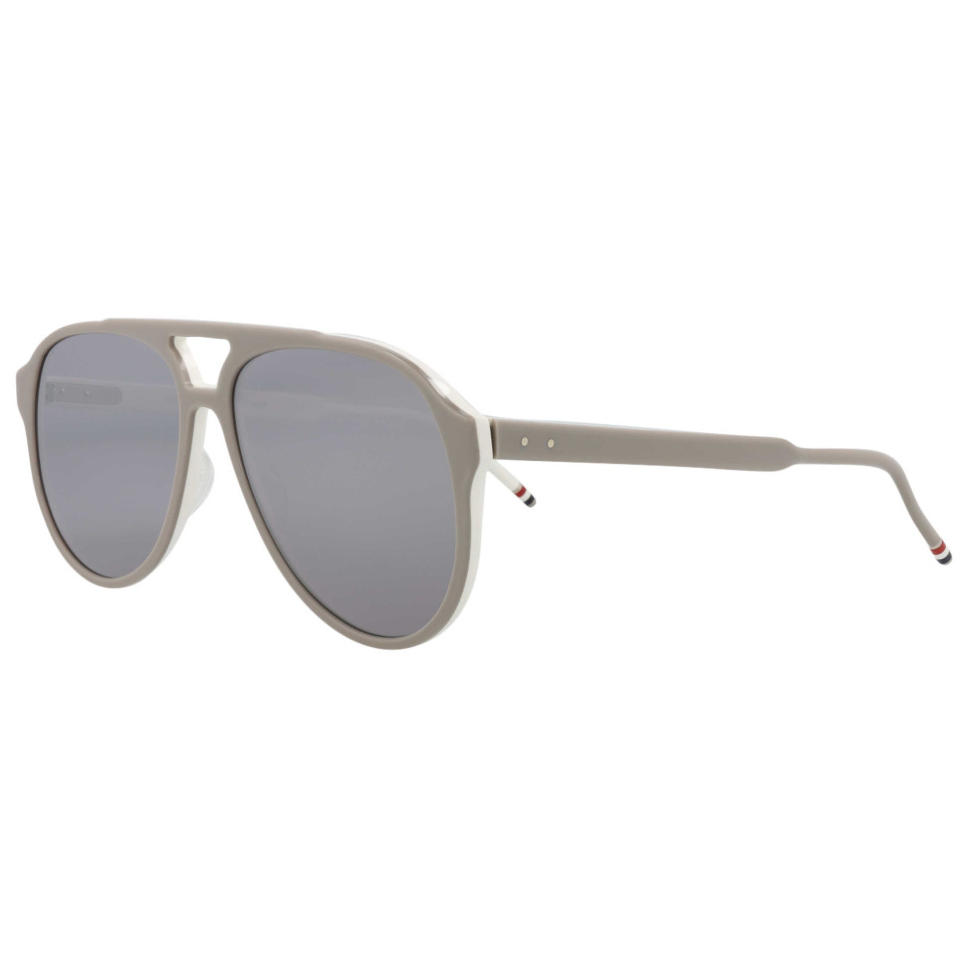 Front view of Thom Browne Novelty Unisex Sunglasses TBS408-6302