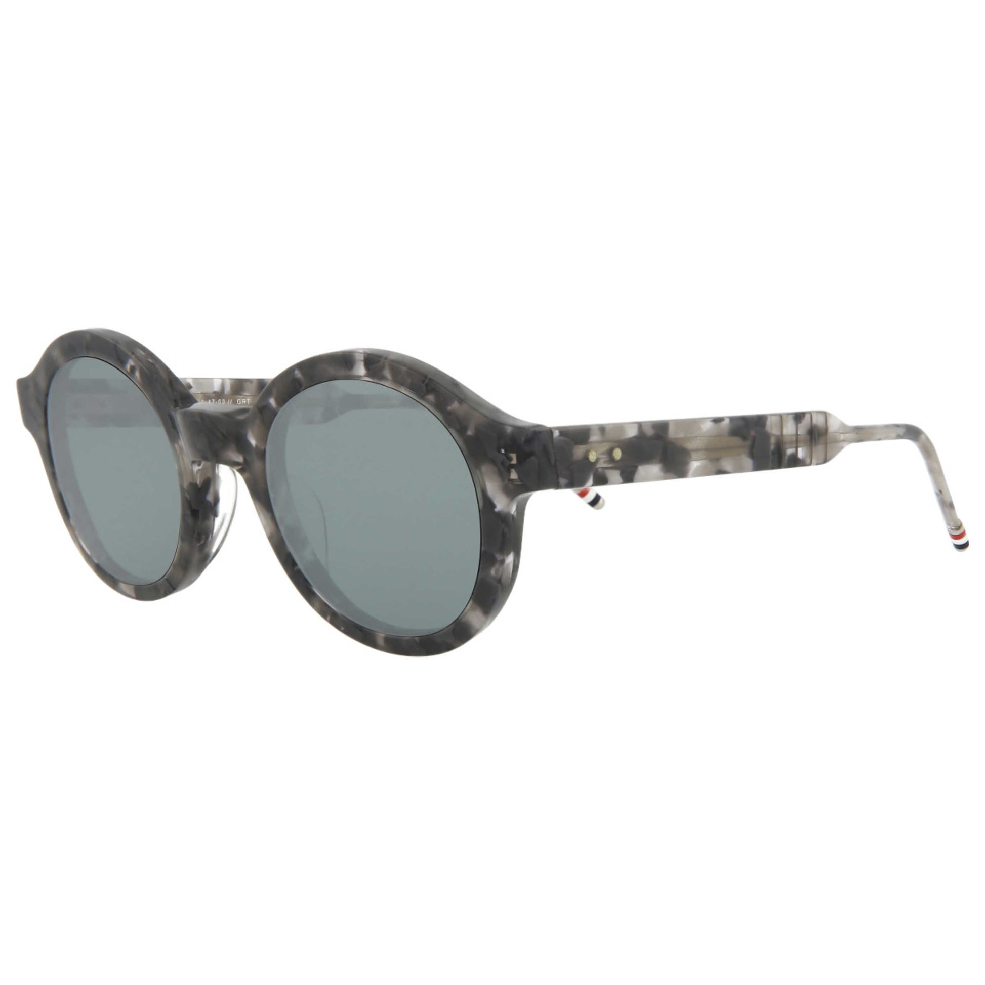 Front view of Thom Browne Novelty Unisex Sunglasses TBS411-47-003
