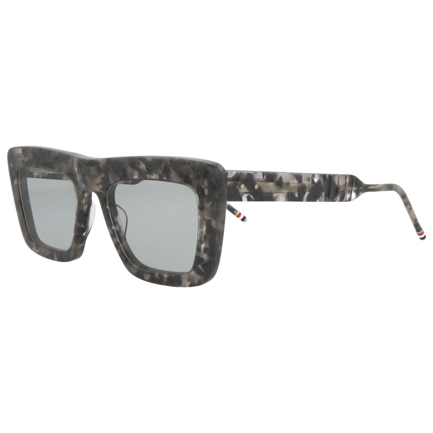 Front view of Thom Browne Novelty Unisex Sunglasses TBS415-52-003