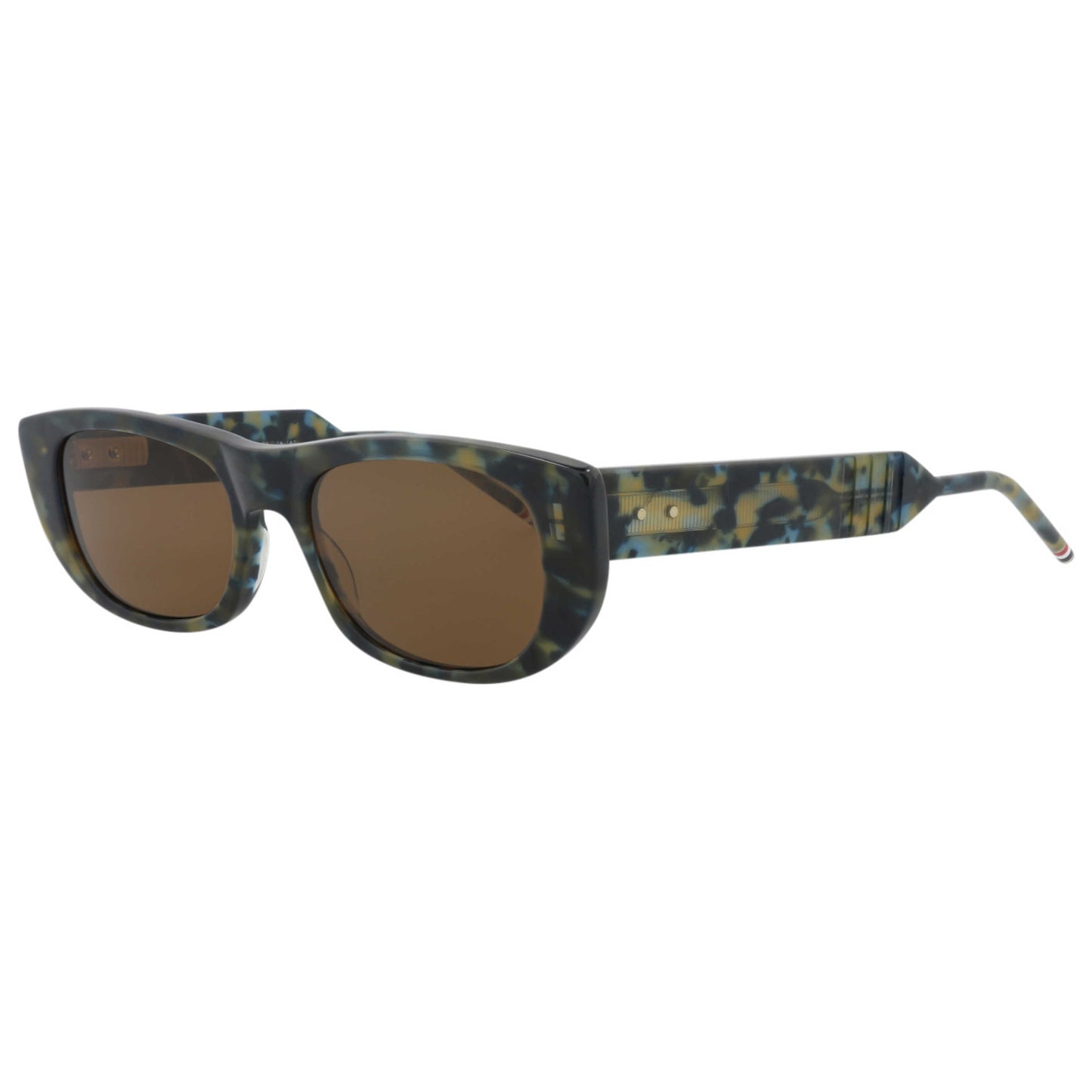 Front view of Thom Browne Novelty Unisex Sunglasses TBS417-53-03
