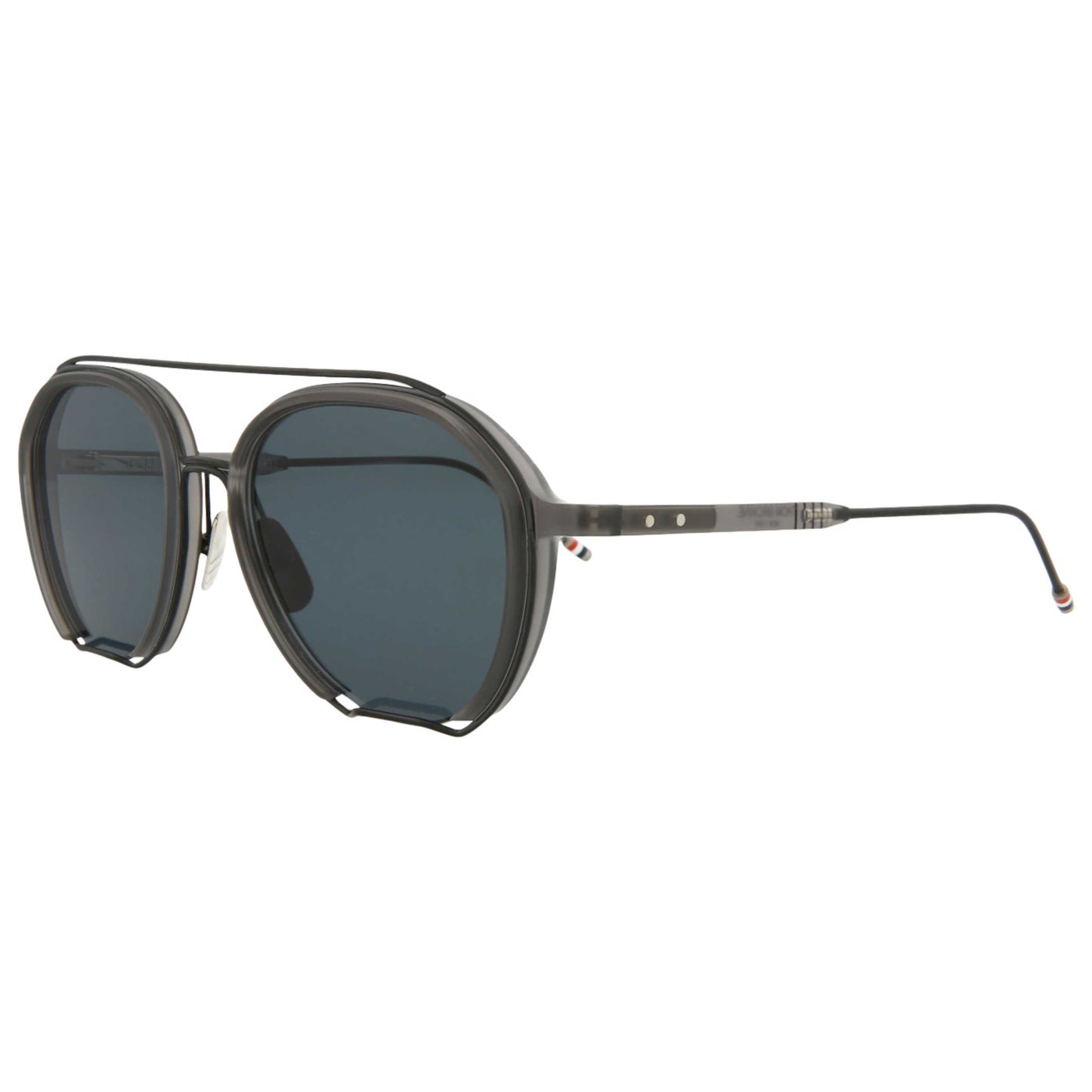 Front view of Thom Browne Novelty Unisex Sunglasses TBS810-56-003