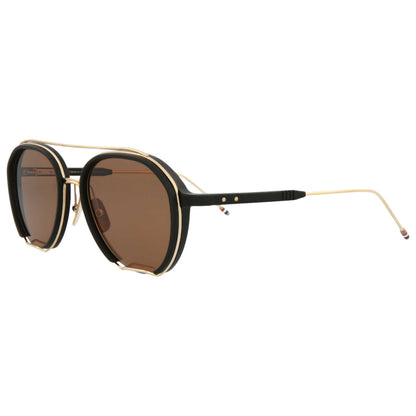 Front view of Thom Browne Novelty Unisex Sunglasses TBS810-56-01