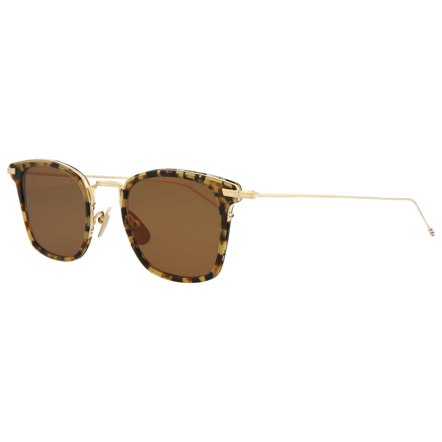 Front view of Thom Browne Novelty Unisex Sunglasses TBS905-49-002