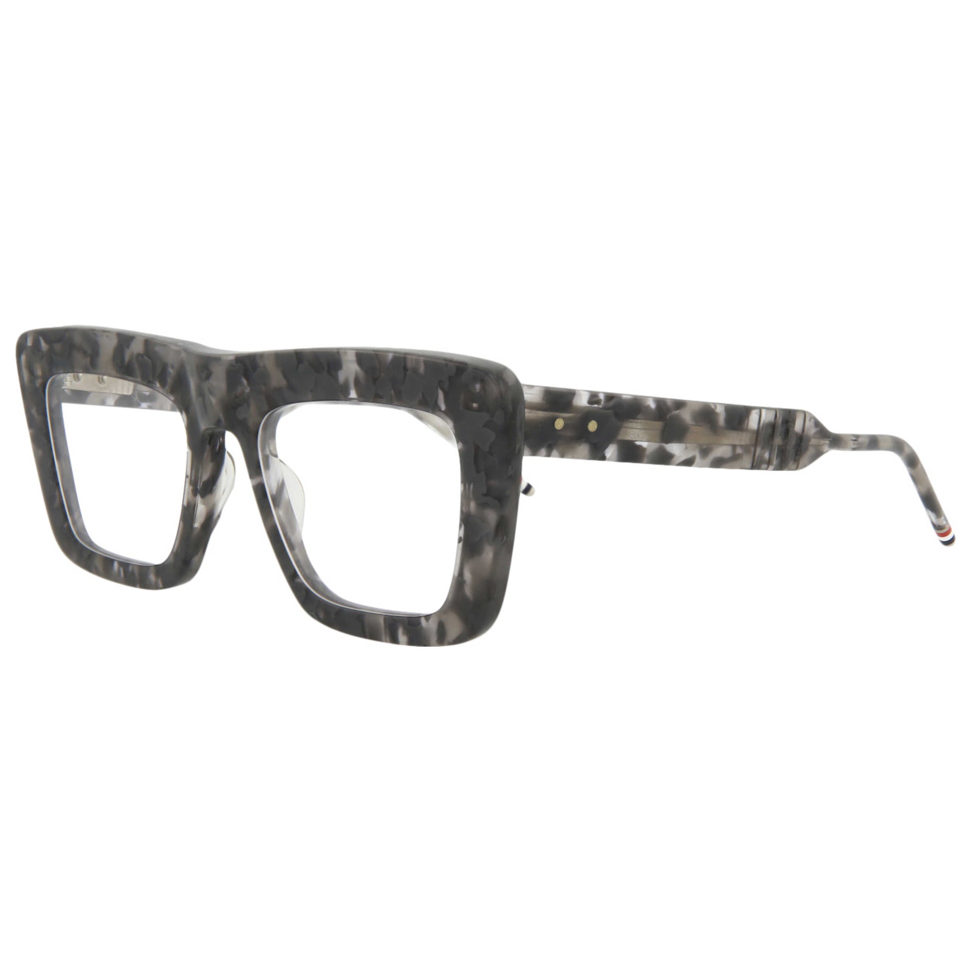 Front view of Thom Browne Novelty Unisex Sunglasses TBX415-52-003