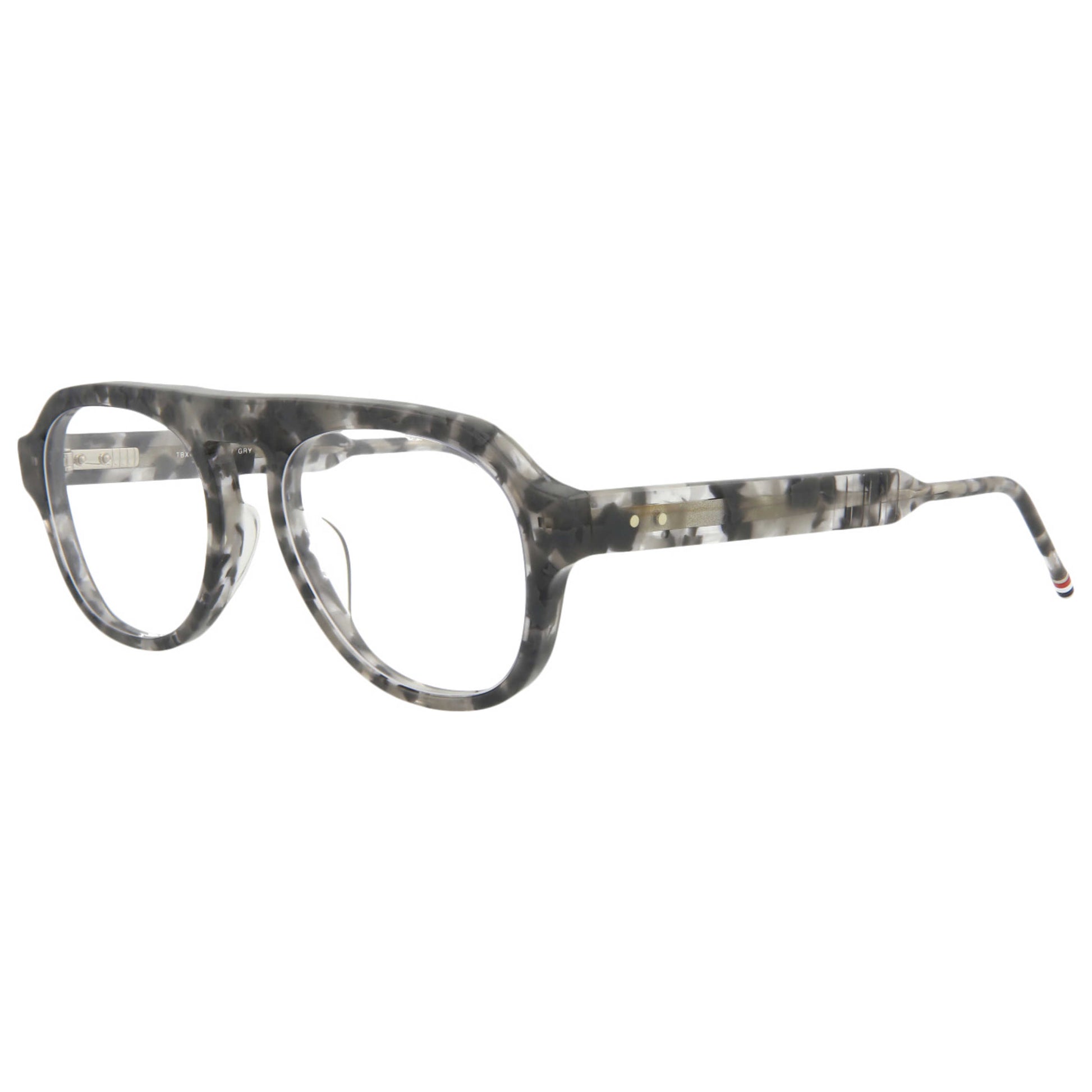 Front view of Thom Browne Novelty Unisex Sunglasses TBX416-52-003