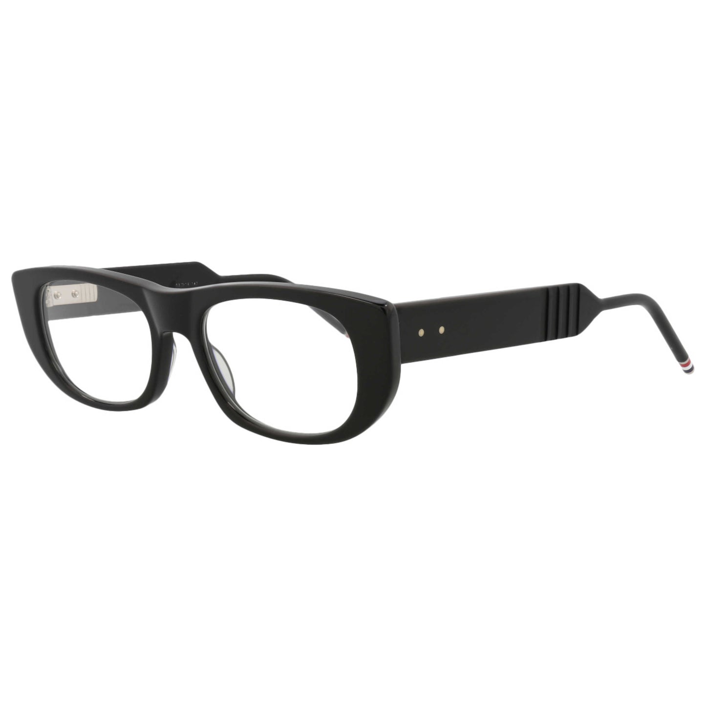 Front view of Thom Browne Novelty Unisex Sunglasses TBX417-53-001