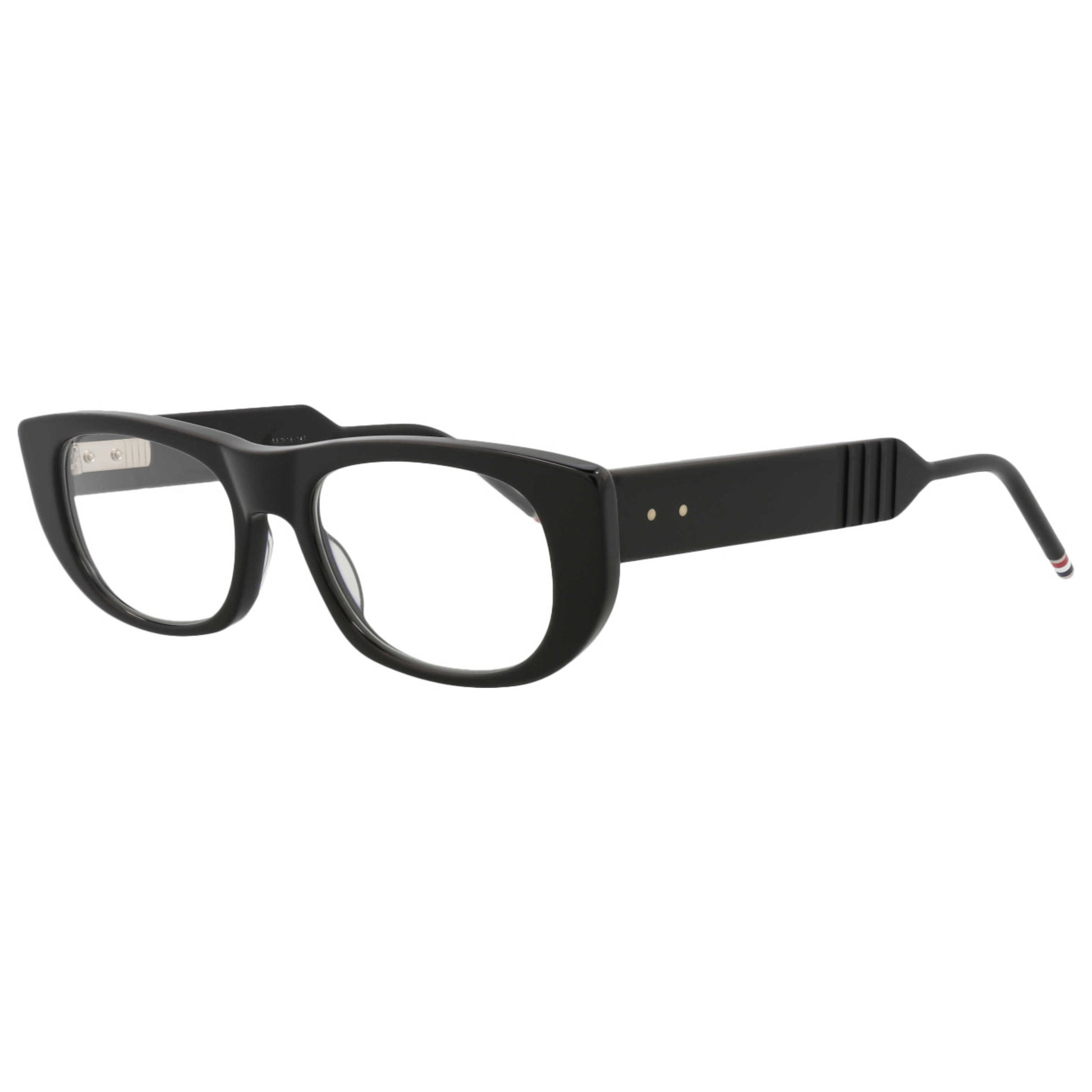 Front view of Thom Browne Novelty Unisex Sunglasses TBX417-53-001