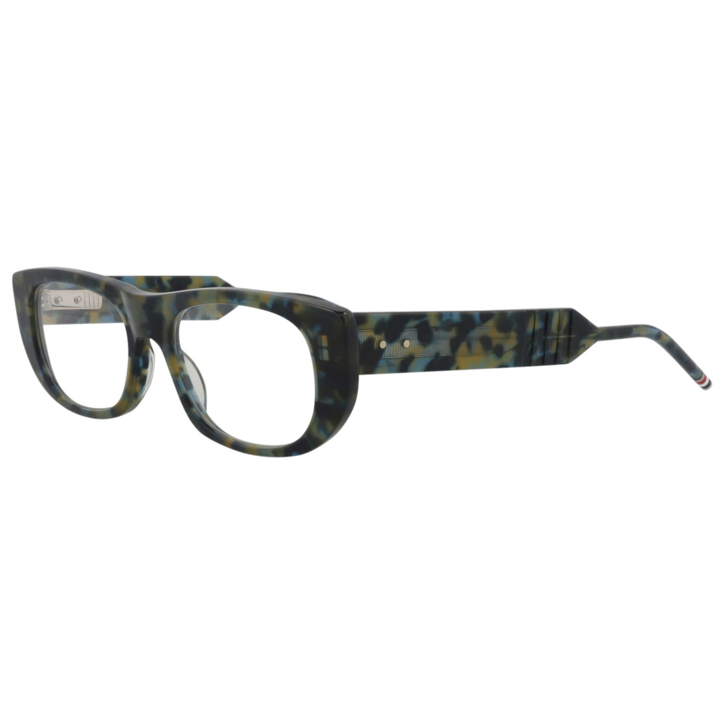 Front view of Thom Browne Novelty Unisex Sunglasses TBX417-53-003