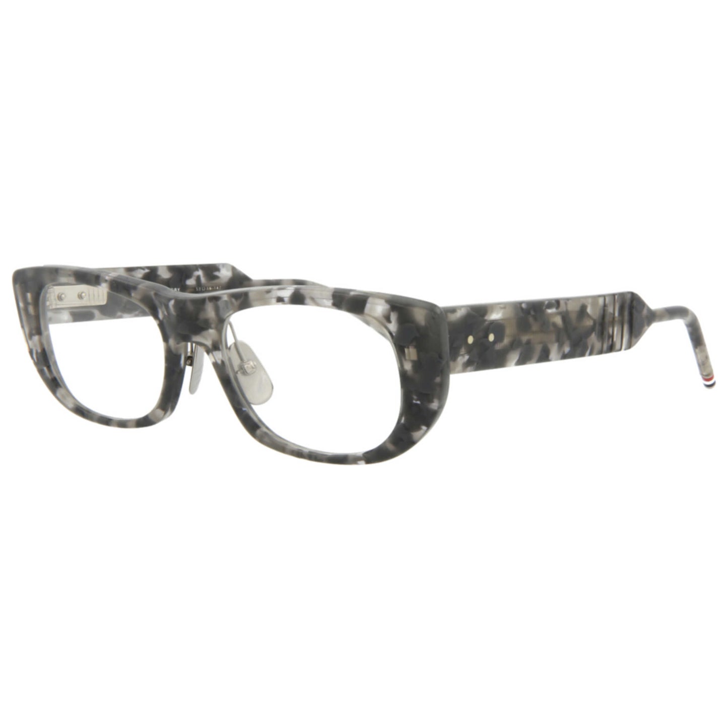 Front view of Thom Browne Novelty Unisex Sunglasses TBX417-53-004