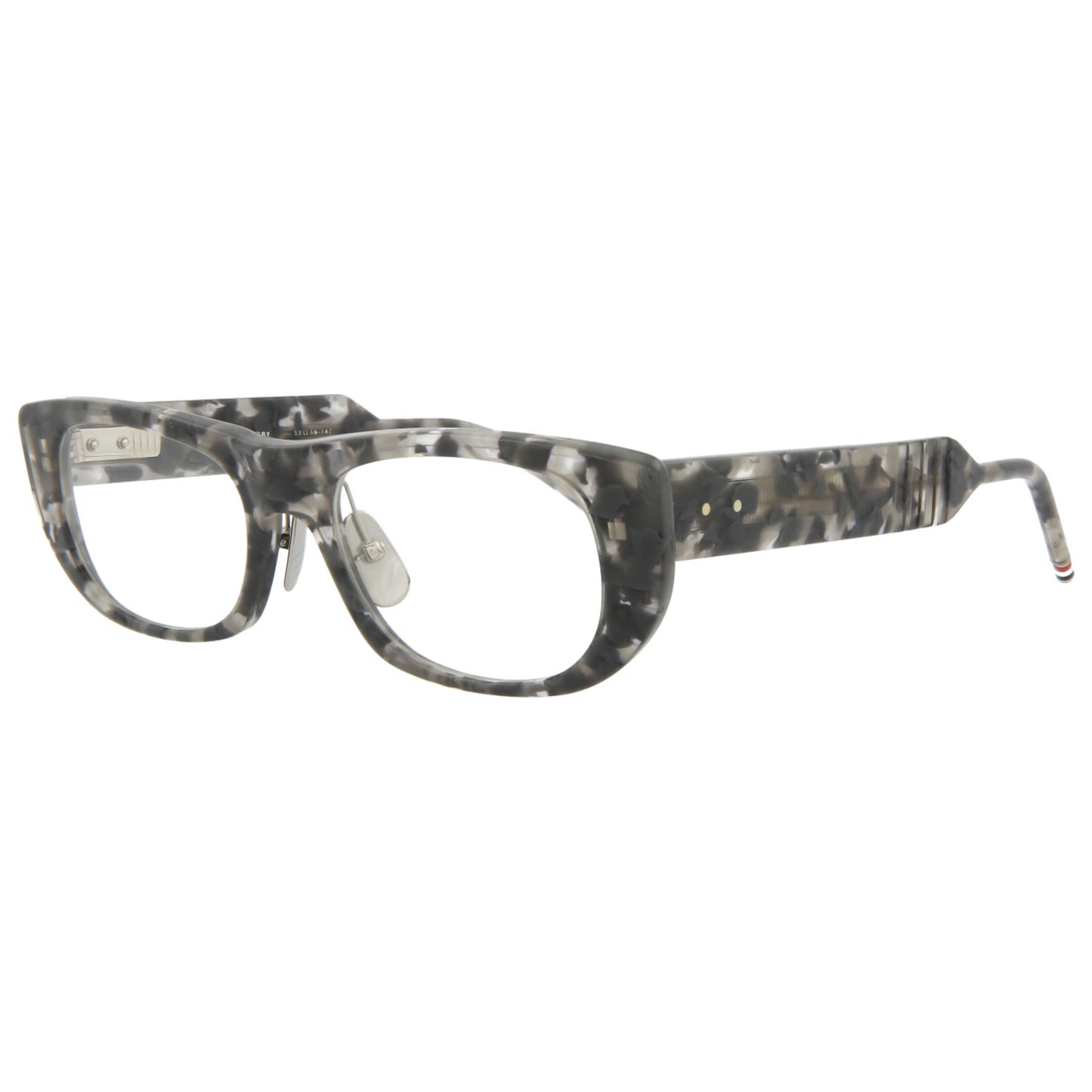 Front view of Thom Browne Novelty Unisex Sunglasses TBX417-53-04AF