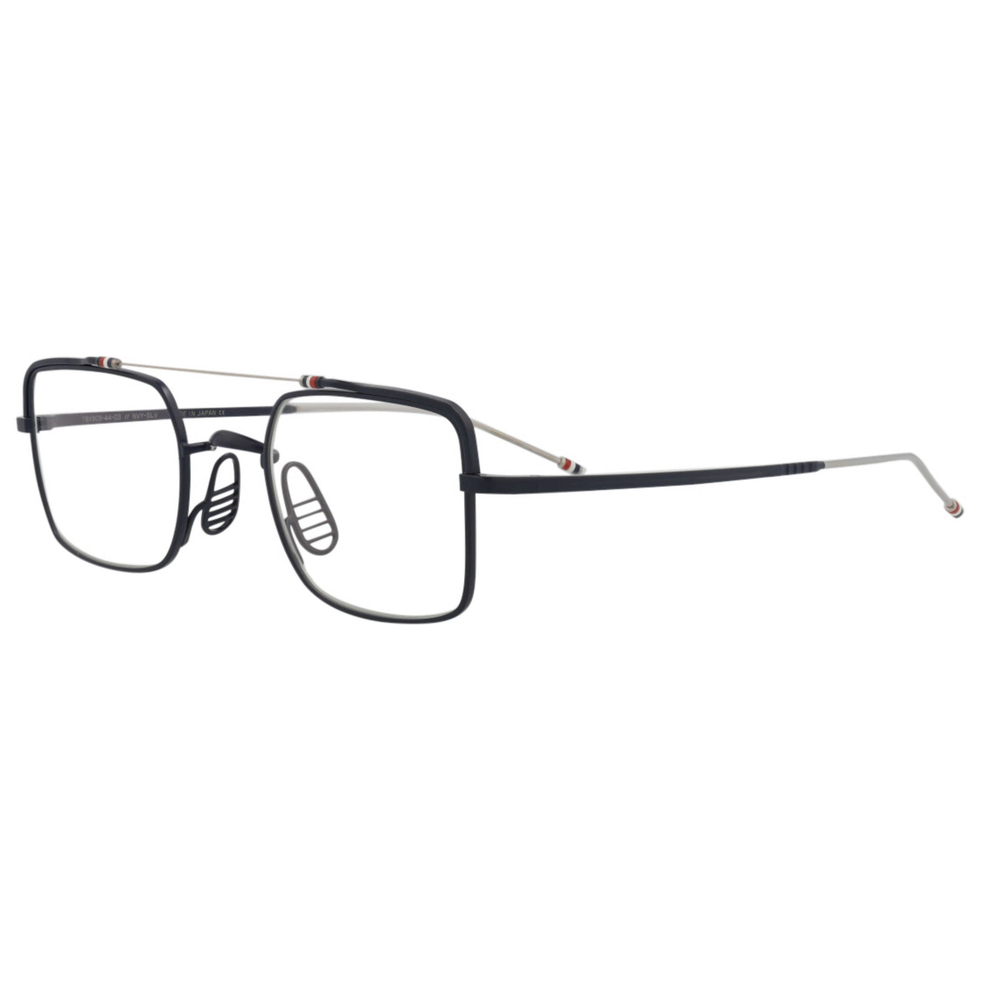 Front view of Thom Browne Novelty Unisex Sunglasses TBX909-44-003