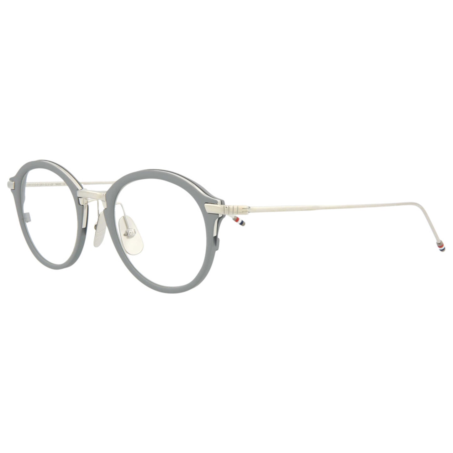Front view of Thom Browne Novelty Unisex Sunglasses TBX909-49-003