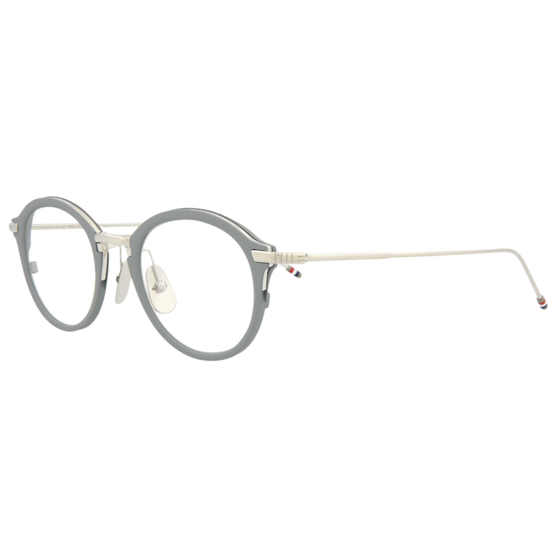 Front view of Thom Browne Novelty Unisex Sunglasses TBX909-49-003