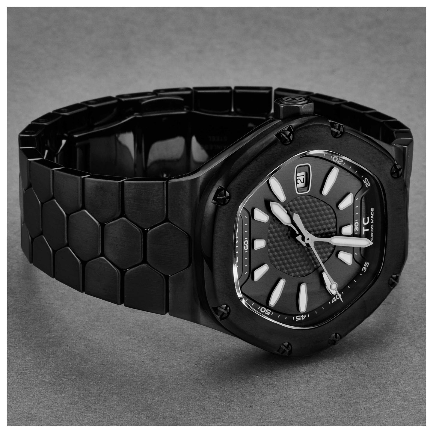 Dietrich Time Companion Men's Automatic Watch TC PVD BLACK - Image #5